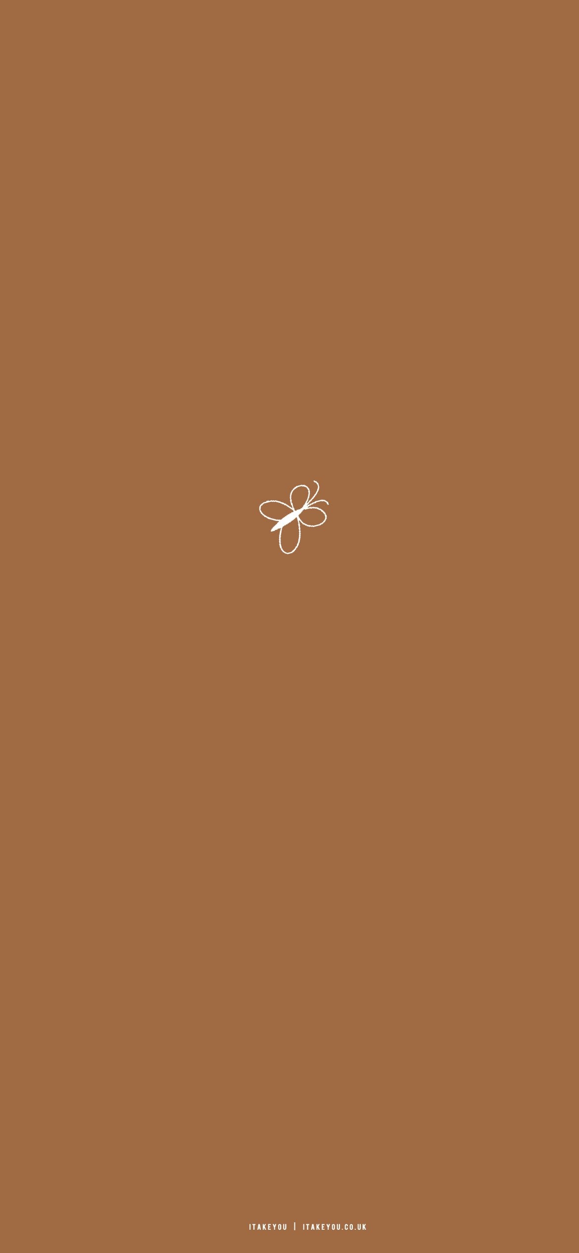 1170x2540 Minimalist Brown Wallpaper iPhone Ideas for iPhone, Butterfly I Take You. Wedding Readings. Wedding Ideas, Phone