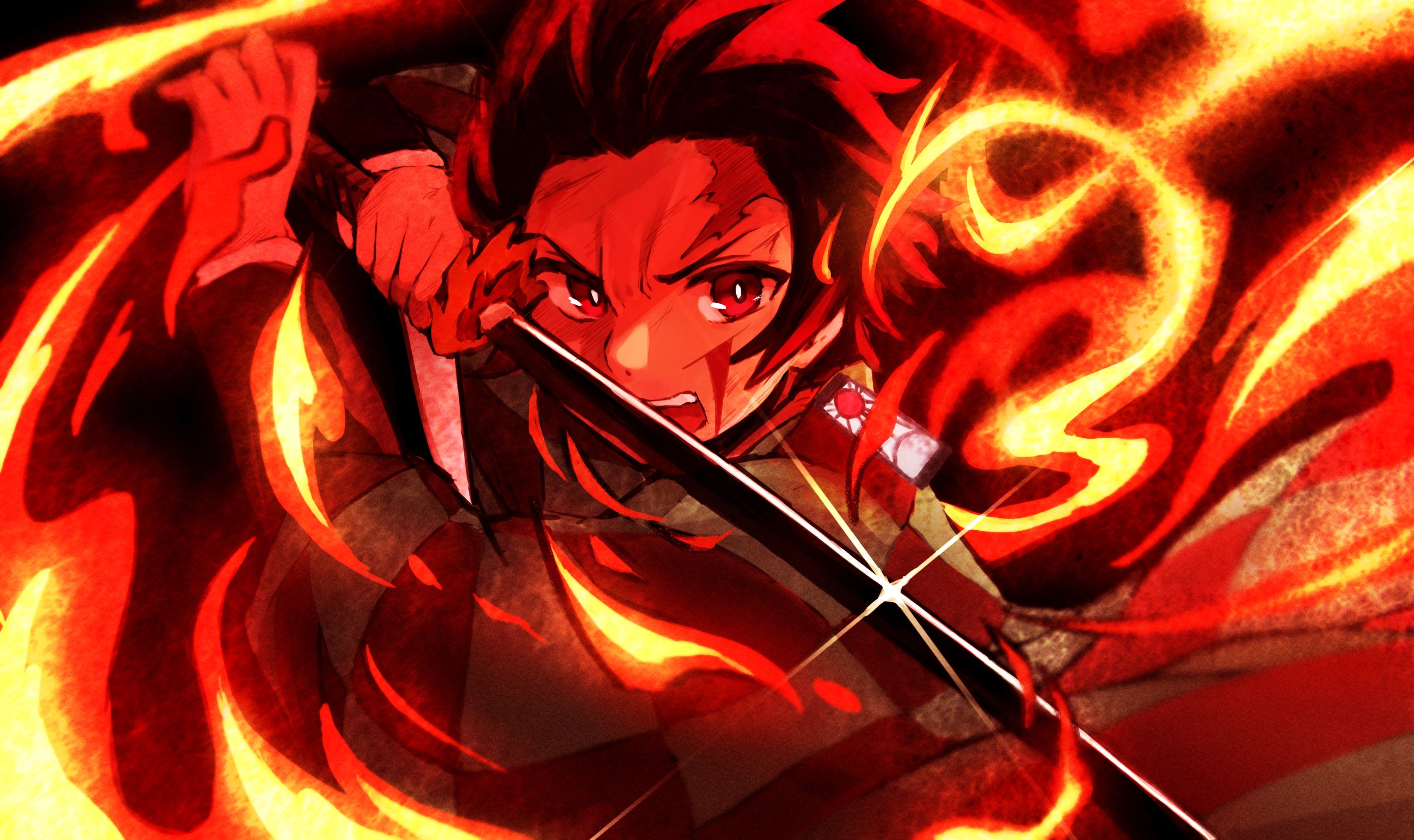 3300x1970 Kamado Tanjiro Wallpaper, HD Anime 4K Wallpaper, Image, Photo and Background, Desktop