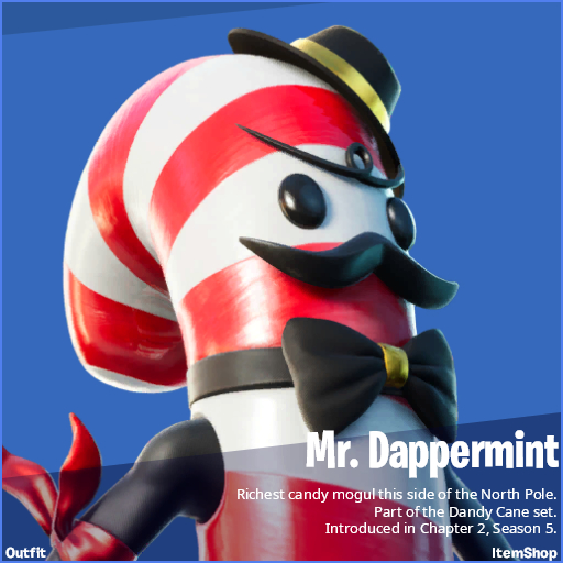 520x520 Mr Dappermint Fortnite wallpaper, Phone