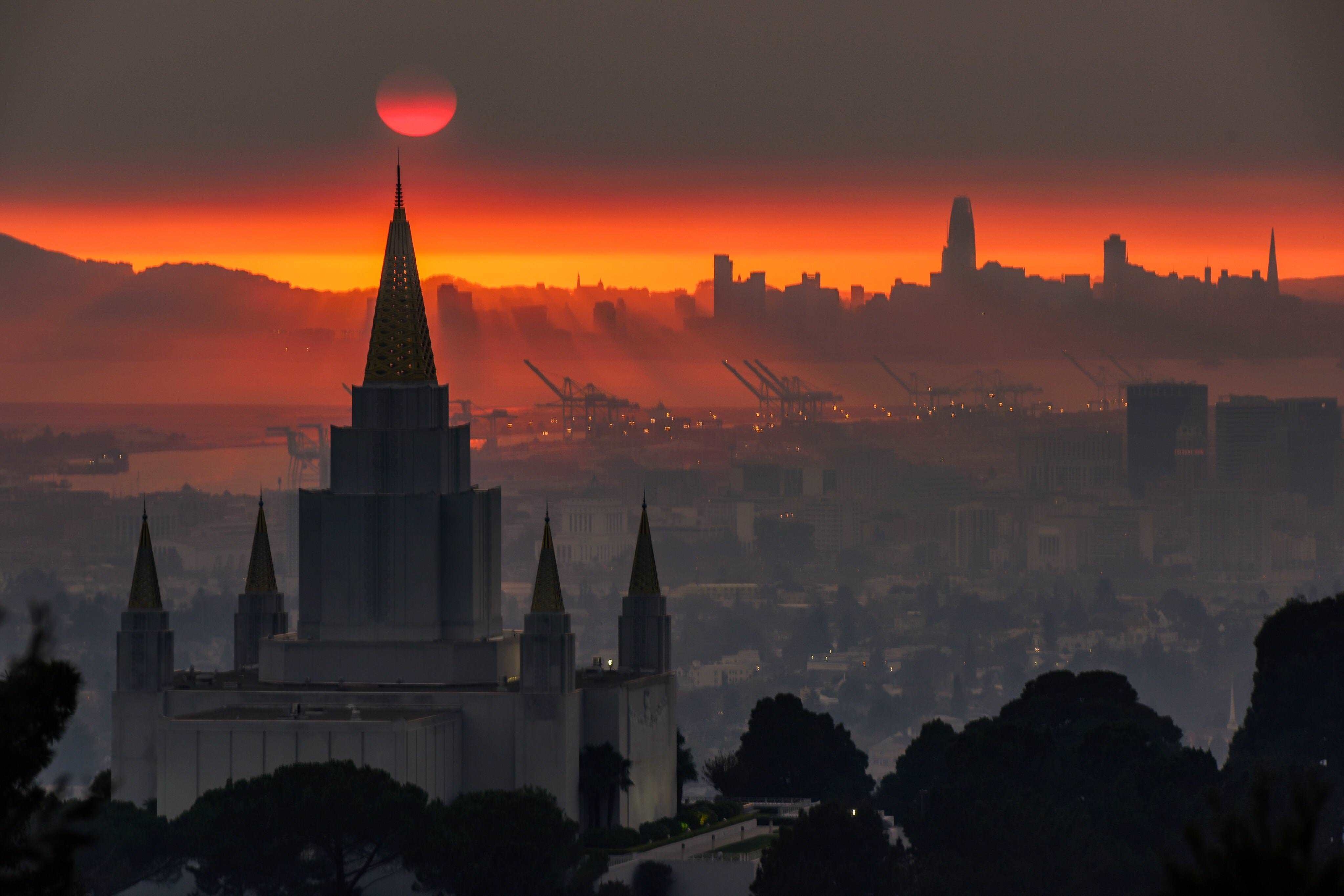 4100x2730 Mormon Temple in Oakland Wallpaper, HD City 4K Wallpaper, Image, Photo and Background, Desktop