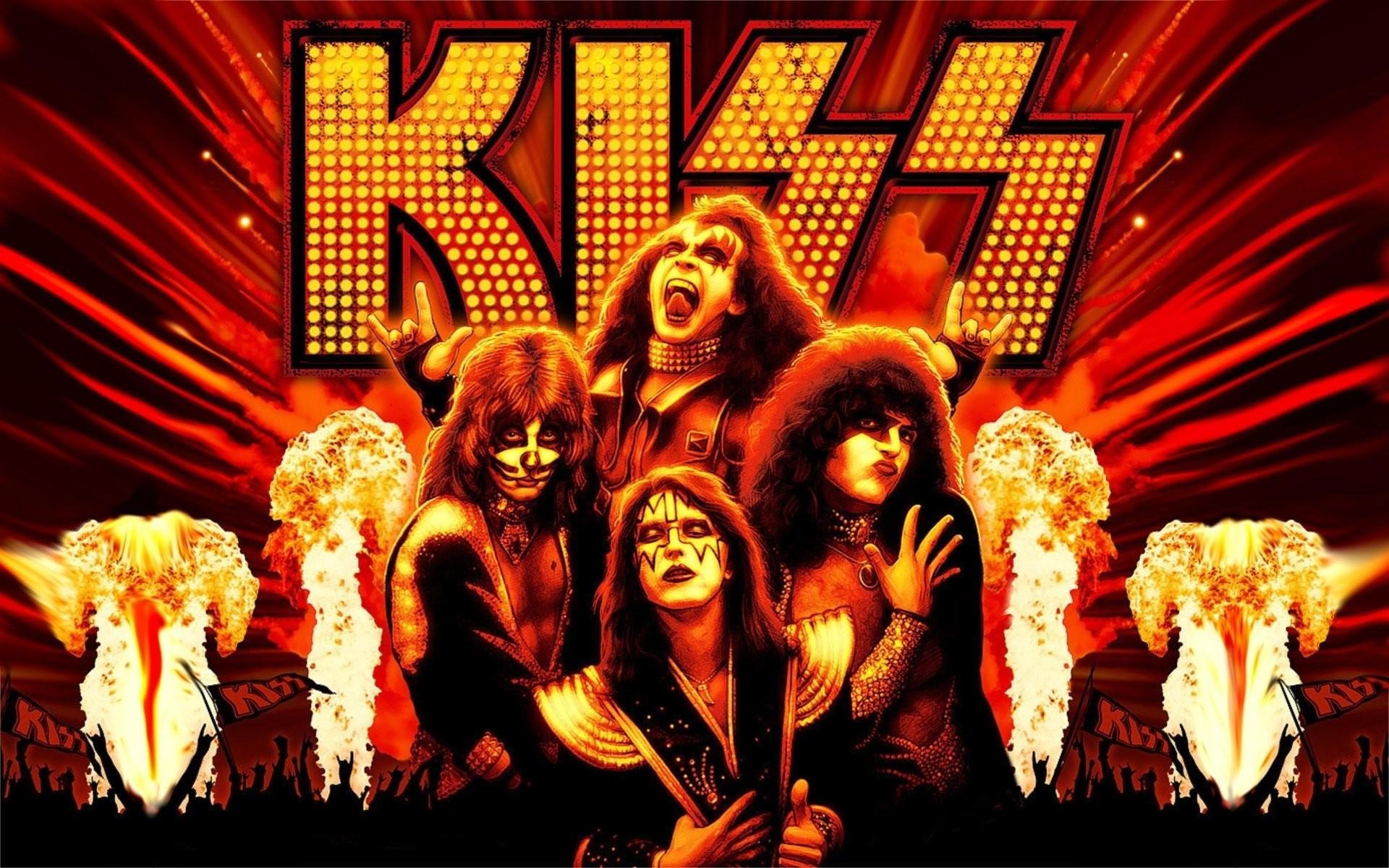 1920x1200 Rock Band Kiss Wallpaper, Desktop