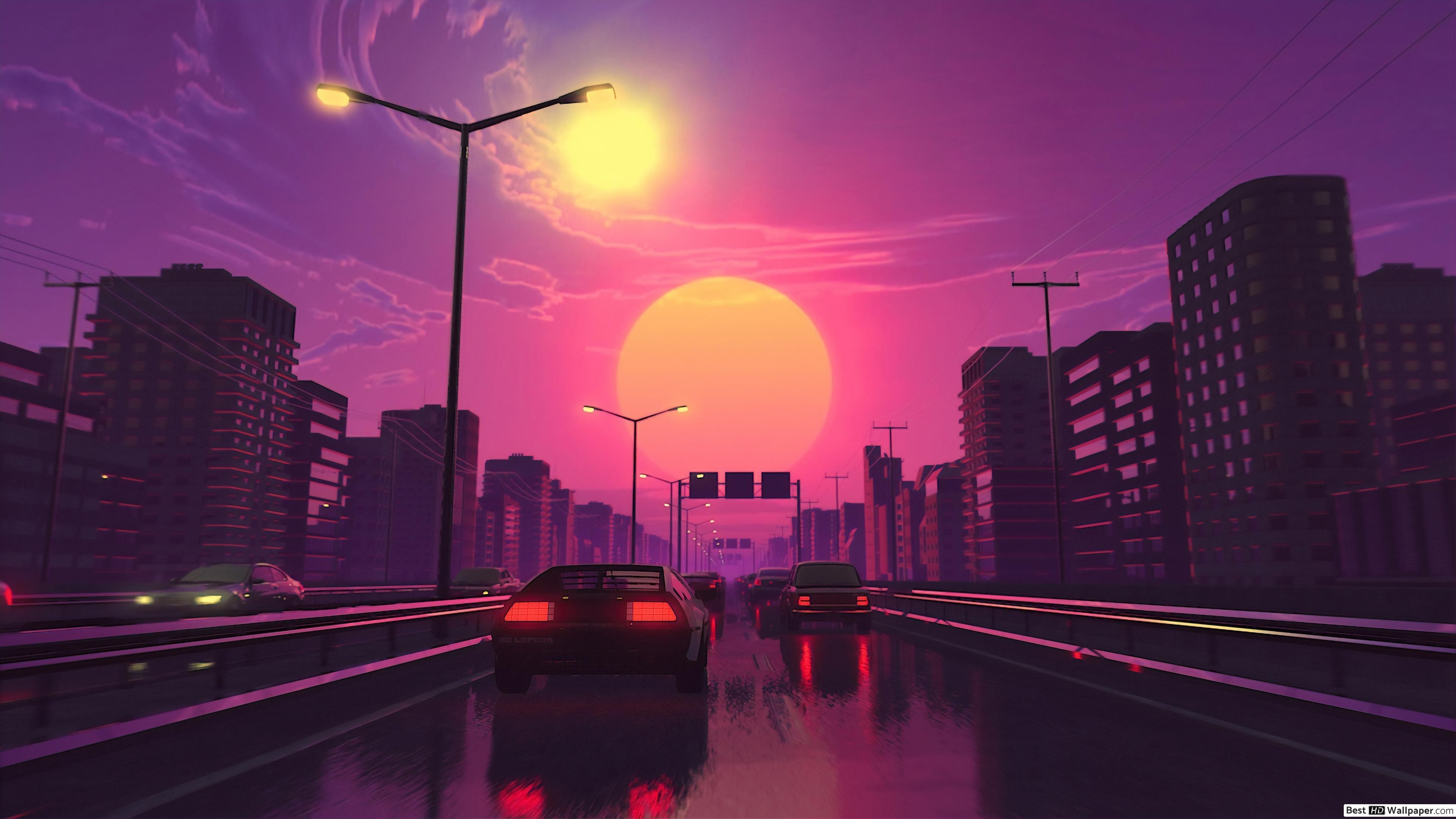 3840x2160 Retro City Wallpaper Free Retro City Background, Desktop