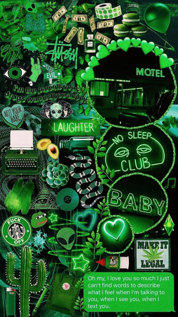 750x1340 Green Aesthetics Wallpaper, Phone