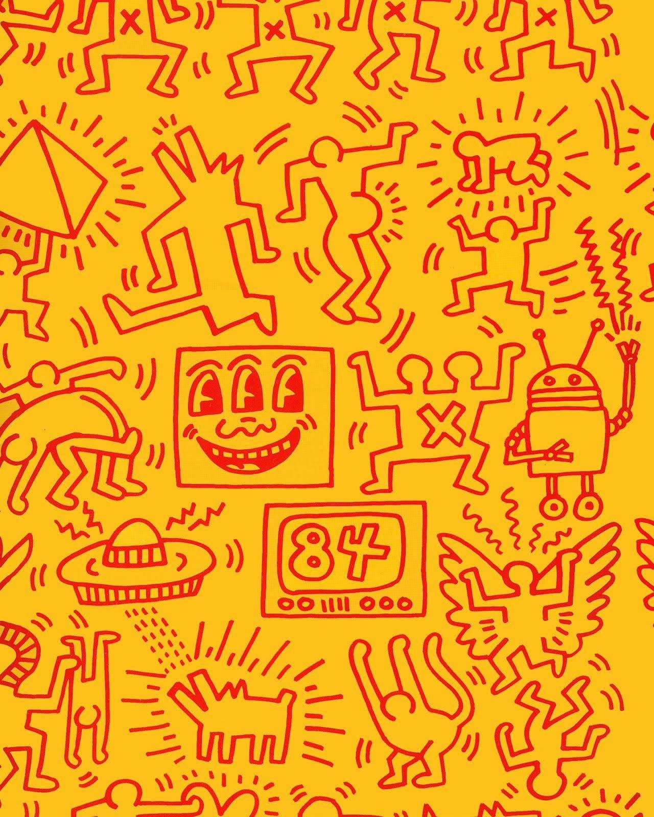 1280x1600 Keith Haring Background 28878, Phone