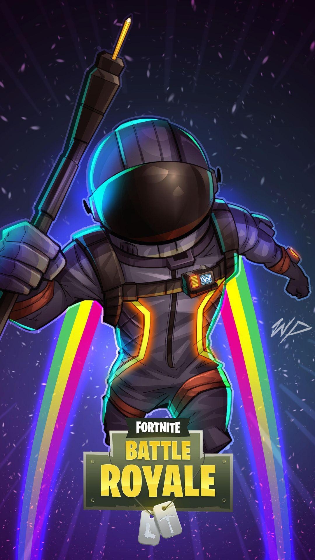 1080x1920 Fortnite Dark Voyager Fan Art iPhone 6s, 6 Plus, Pixel xl, Phone