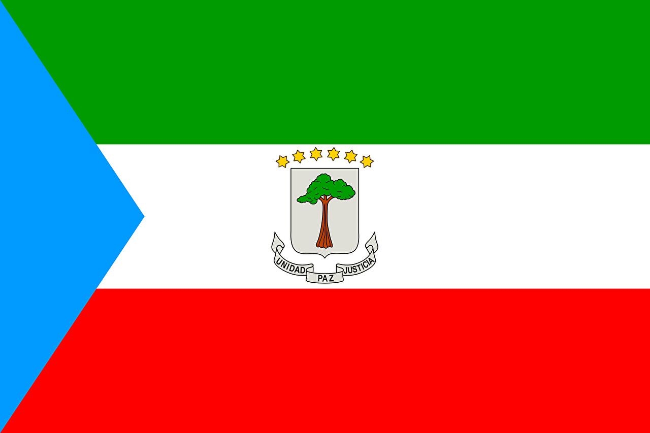 1280x860 Picture Equatorial Guinea Flag Stripes, Desktop