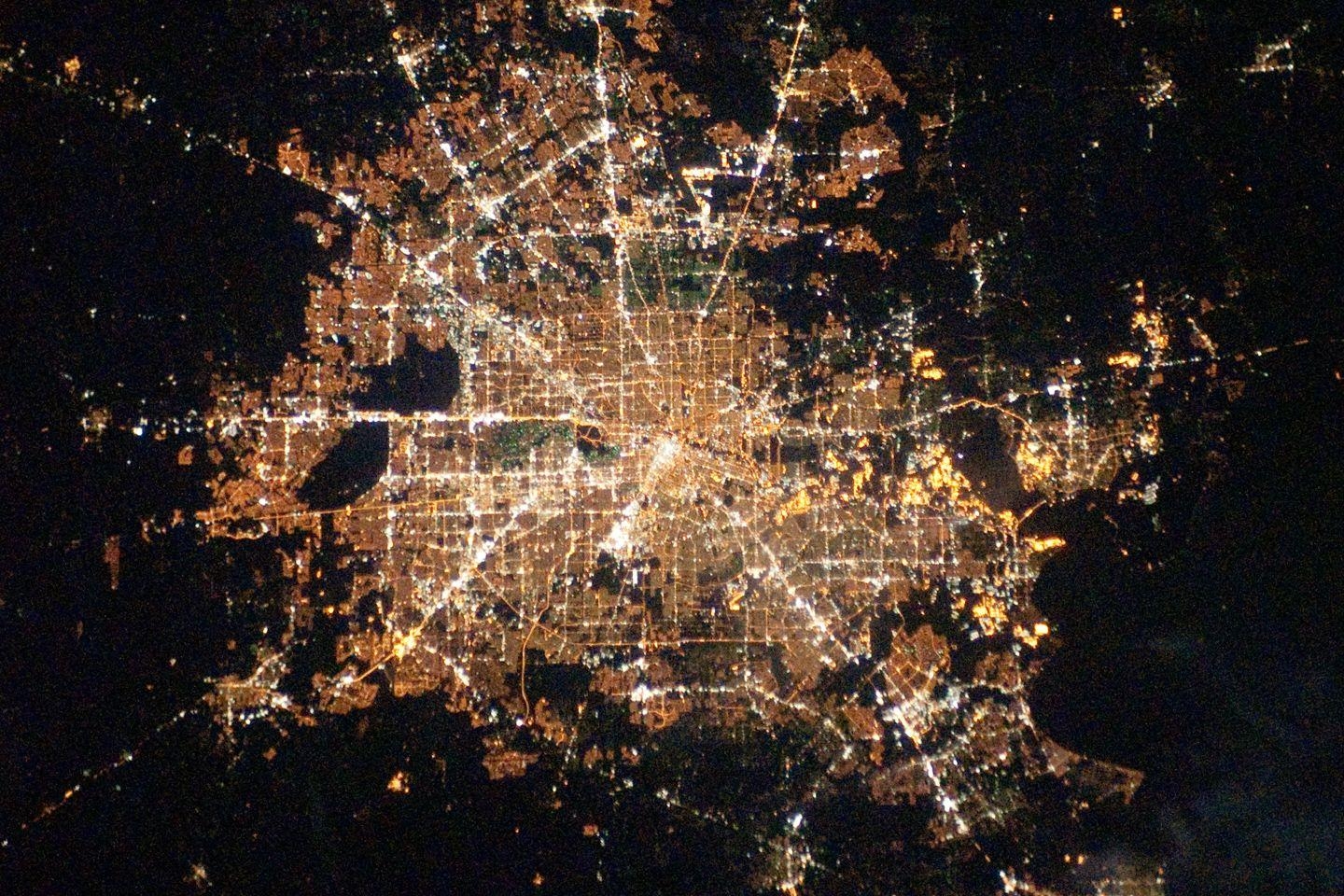 1440x960 Houston, Texas at Night, Image of, Desktop