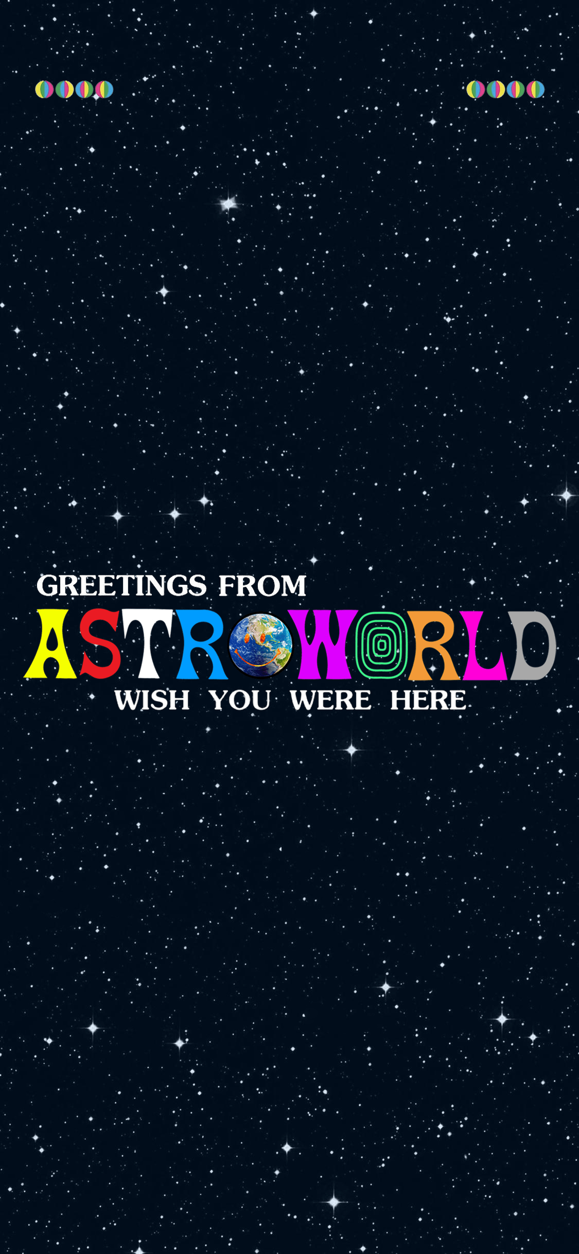 1130x2440 Image] Astroworld iPhone X Wallpaper (Lock Screen) [1125 × 2436, Phone