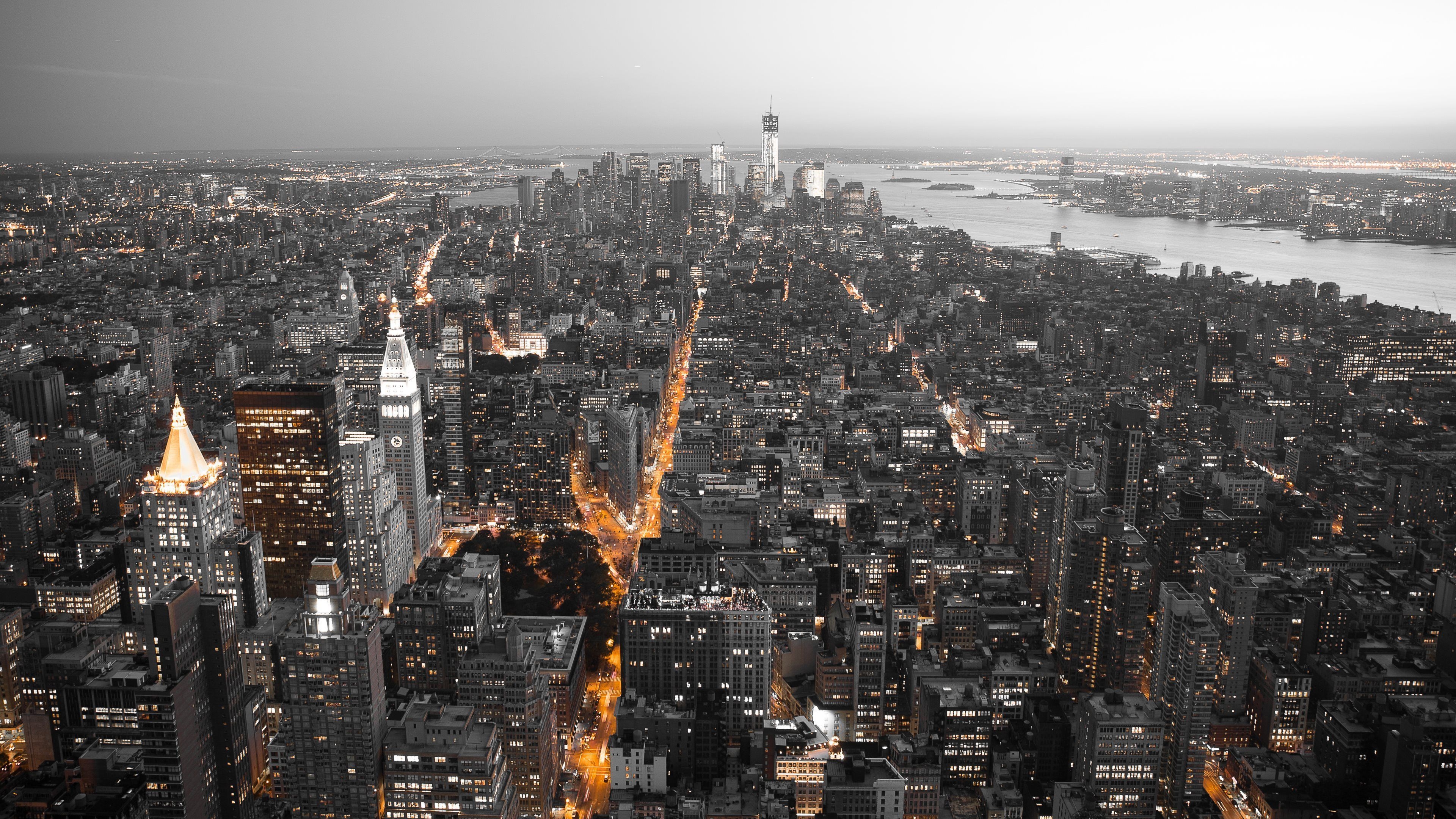 3840x2160 New York City Skyline Wallpaper 4K. Wide Screen Wallpaper 1080p, 2K, 4K, Desktop