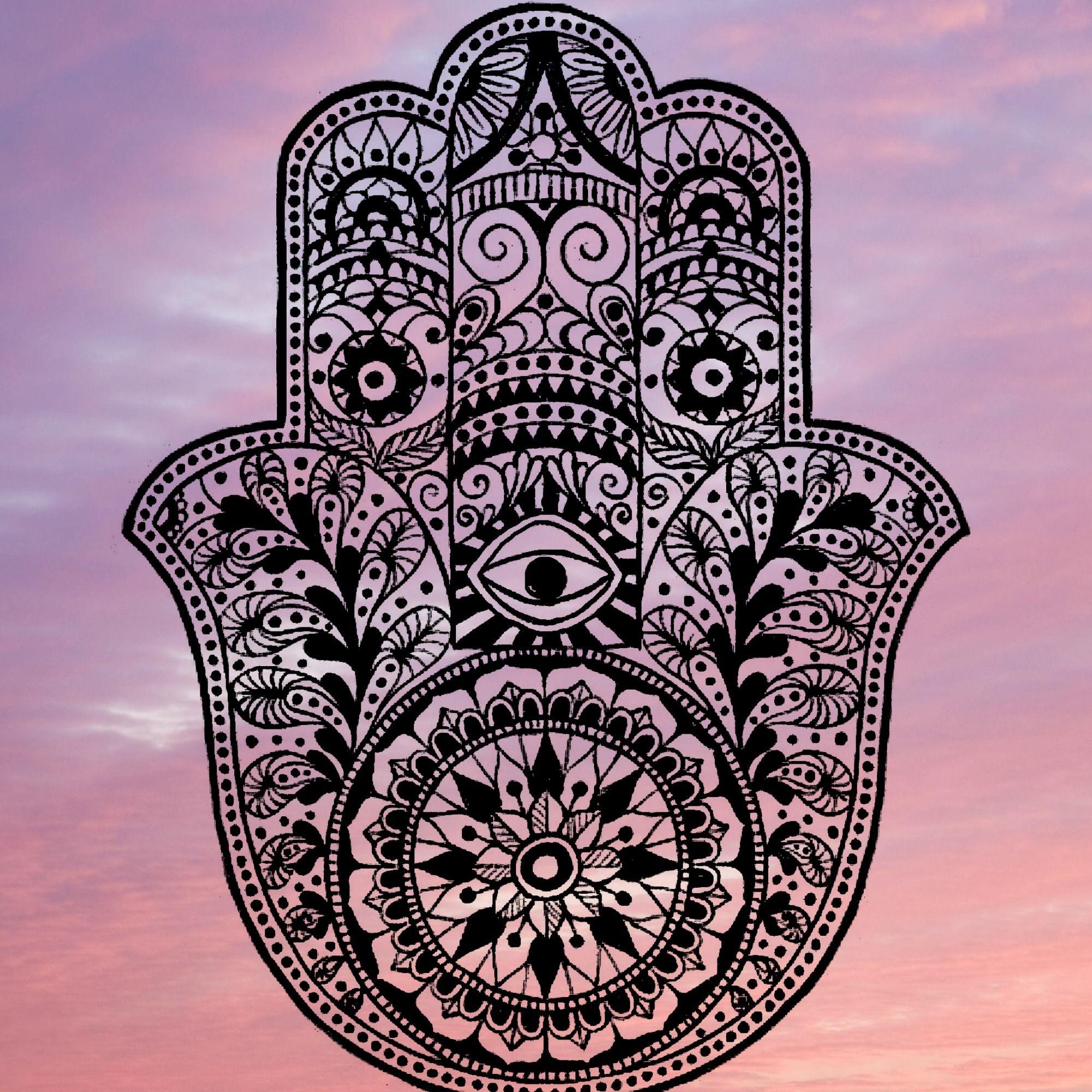 2000x2000 hamsa iPhone background. Desktop/ iPhone Background. Hamsa design, Phone