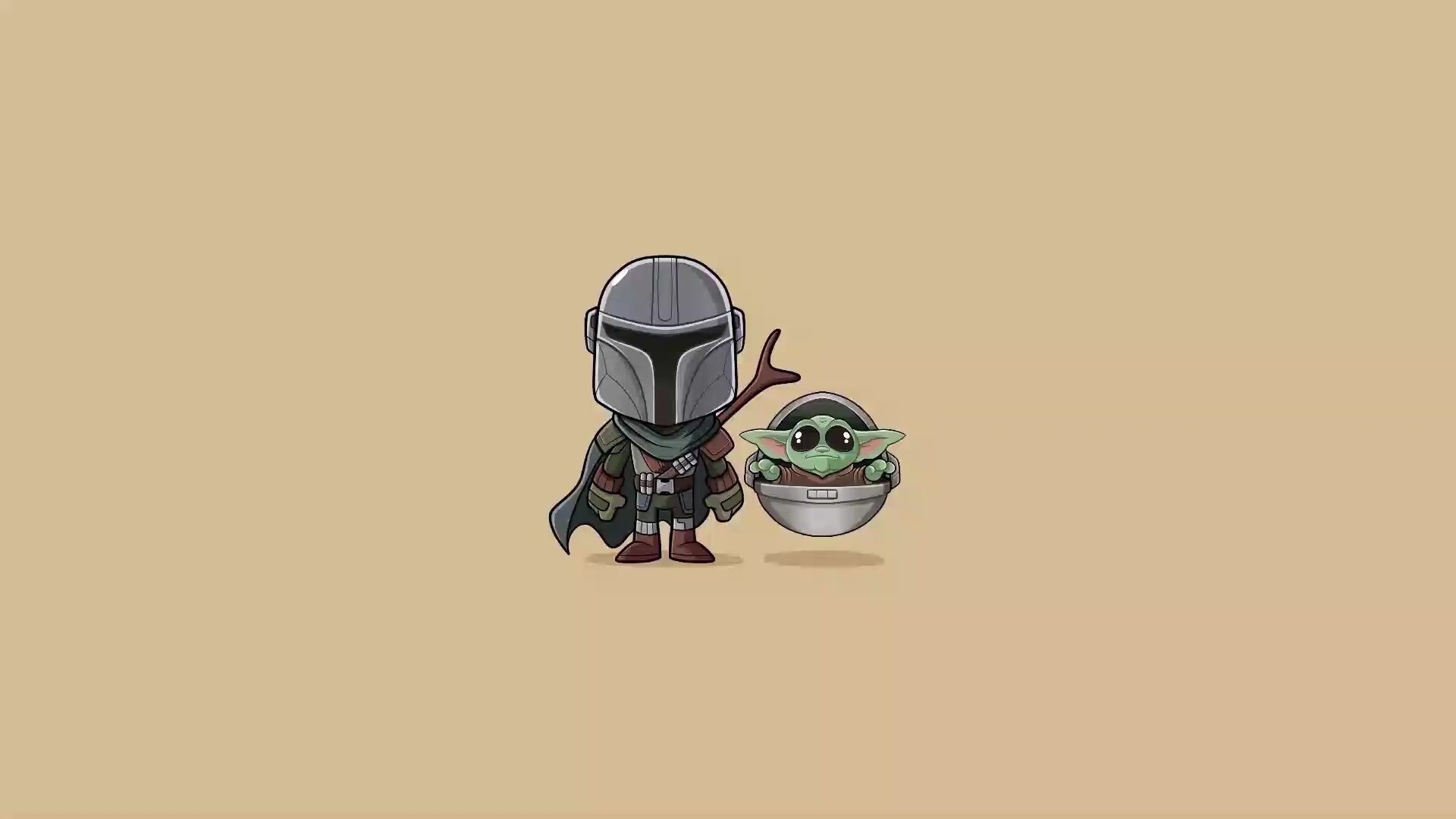 1920x1080 Baby Yoda And Mandalorian Live Wallpaper, Desktop