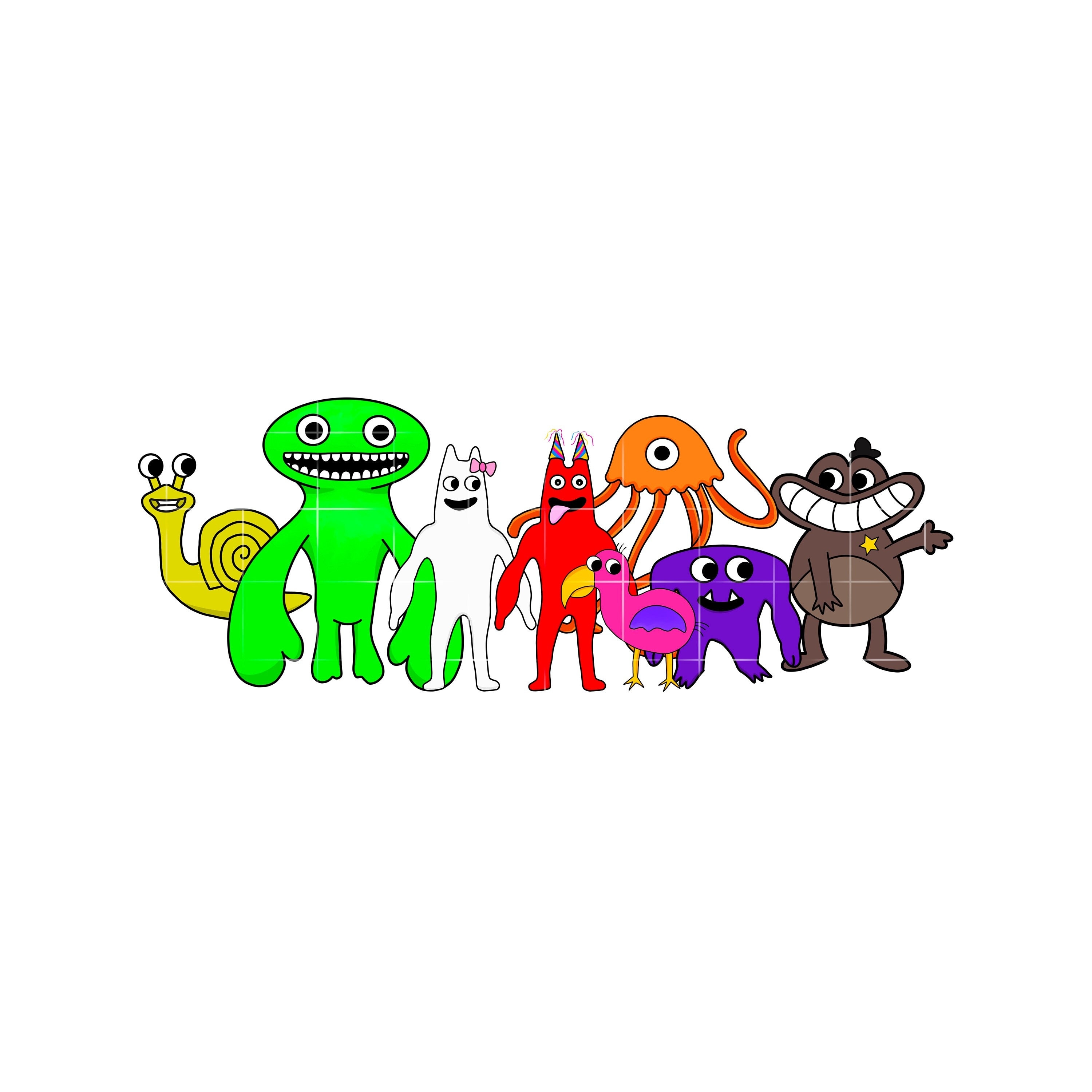 3000x3000 Garten of Banban Characters PNG Digital Download Image Garten, Phone