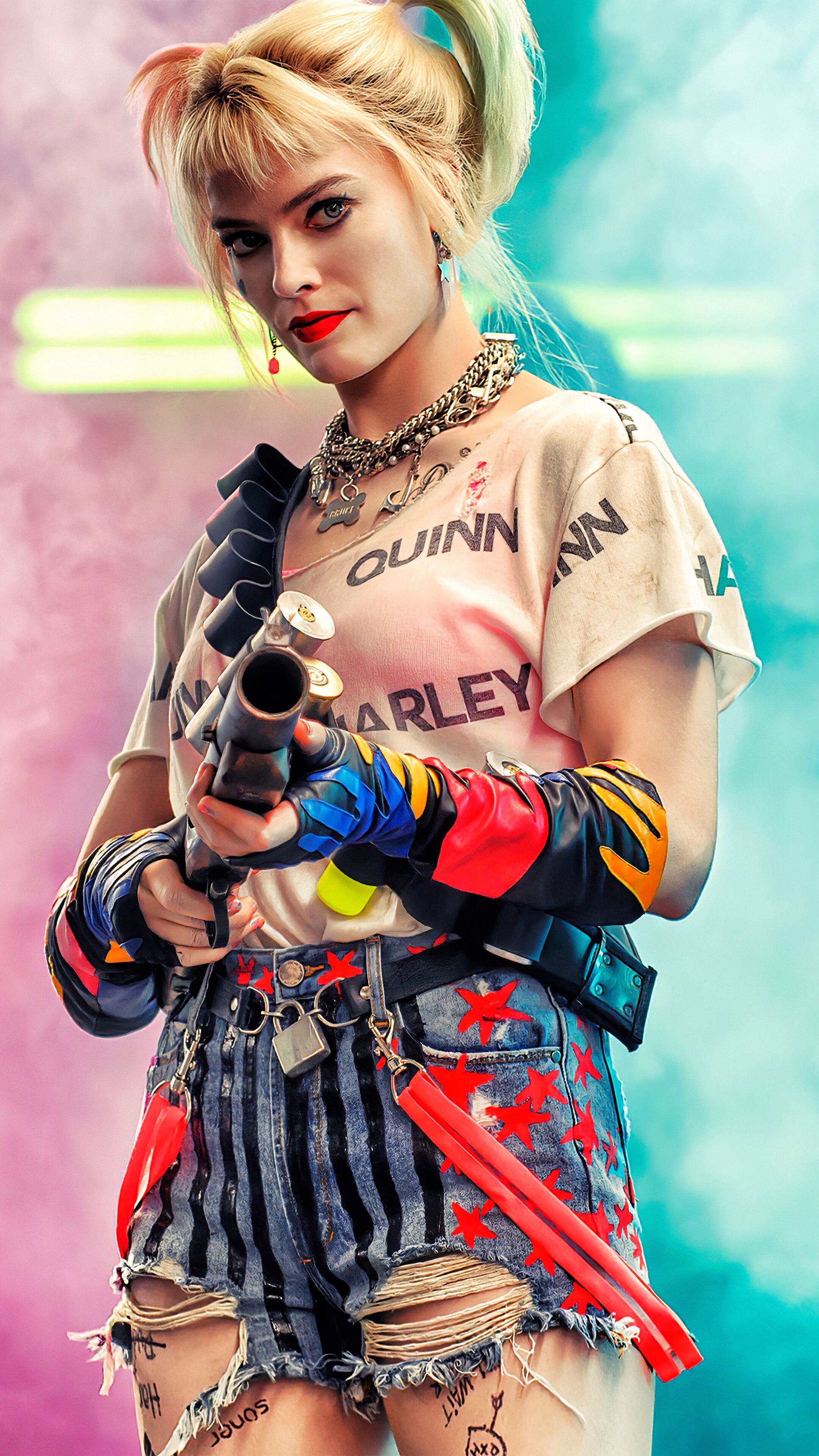 2160x3840 Harley Quinn, Margot Robbie, Birds of Prey, Movie, 4K, Phone