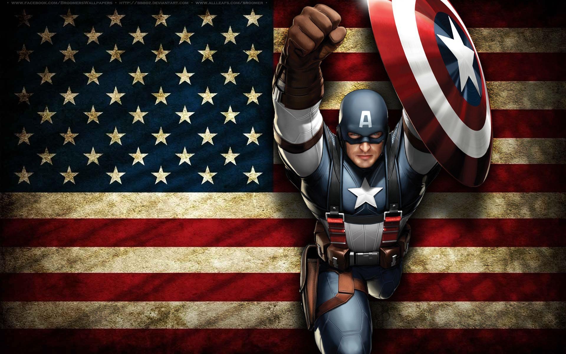 1920x1200 Captain America Marches Onto DEATH BATTLE! By Brave King Shishio, Desktop