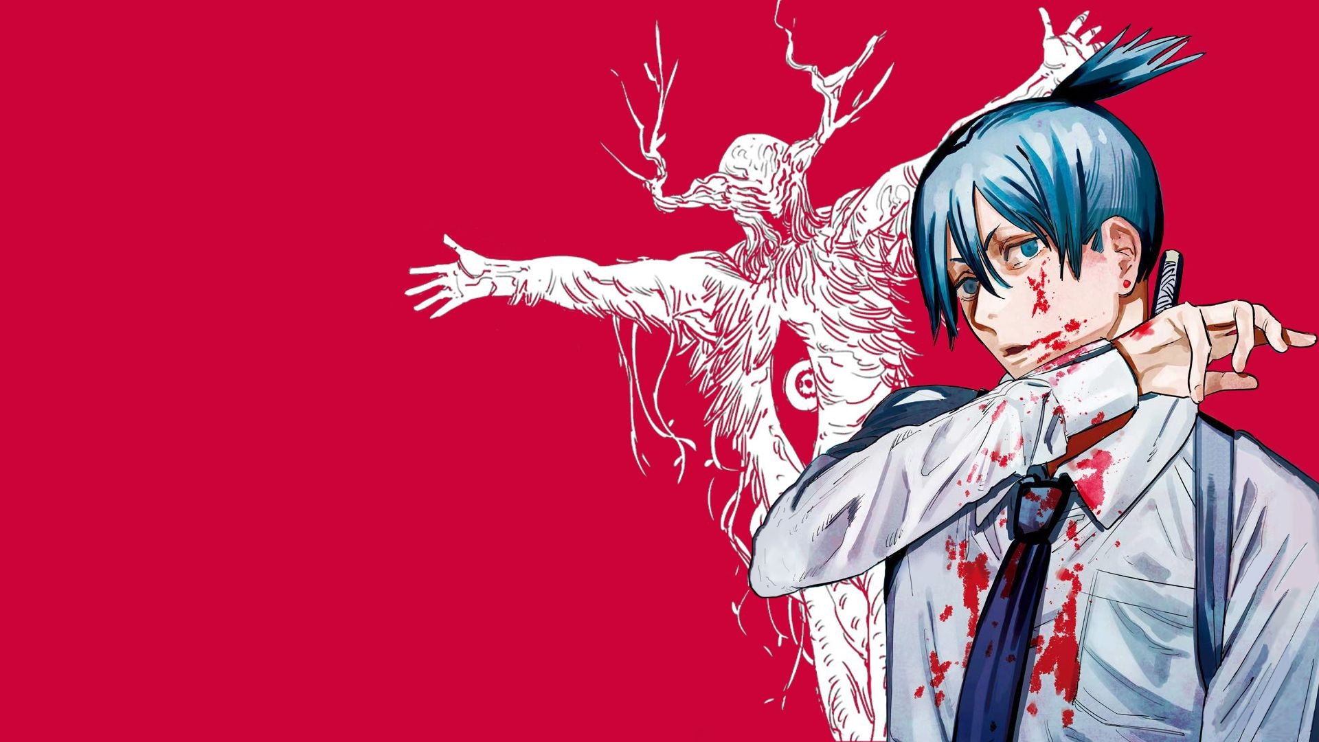 1920x1080 Chainsaw Man Art Aki Photo. Aqua Peix Fashion, Desktop