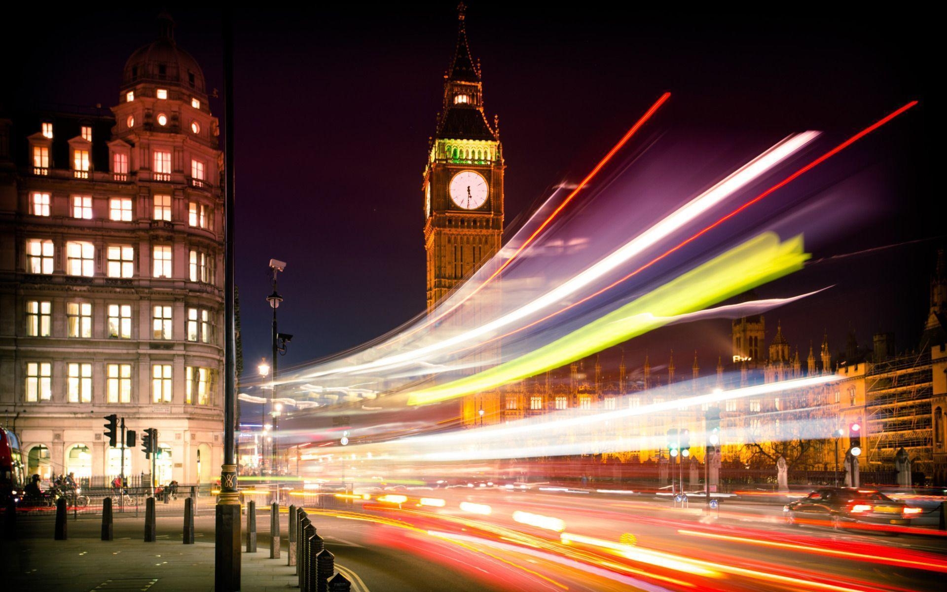 1920x1200 Big Ben, Traffic Lights, London, Great Britain widescreen, Desktop