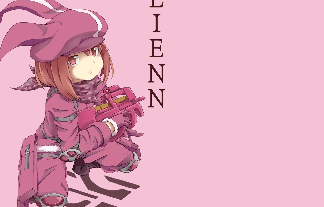 1340x850 Wallpaper look, background, anime, girl, Sword Art Online, Sword Art Online Alternative: Gun Gale Online image for desktop, section сёнэн, Desktop