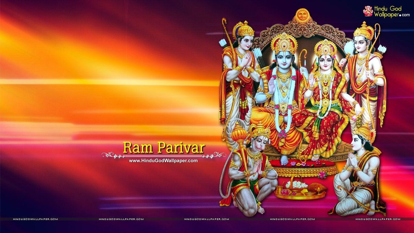 1370x770 Shri Ram Parivar Wallpaper free download with HD full size Lord, Desktop