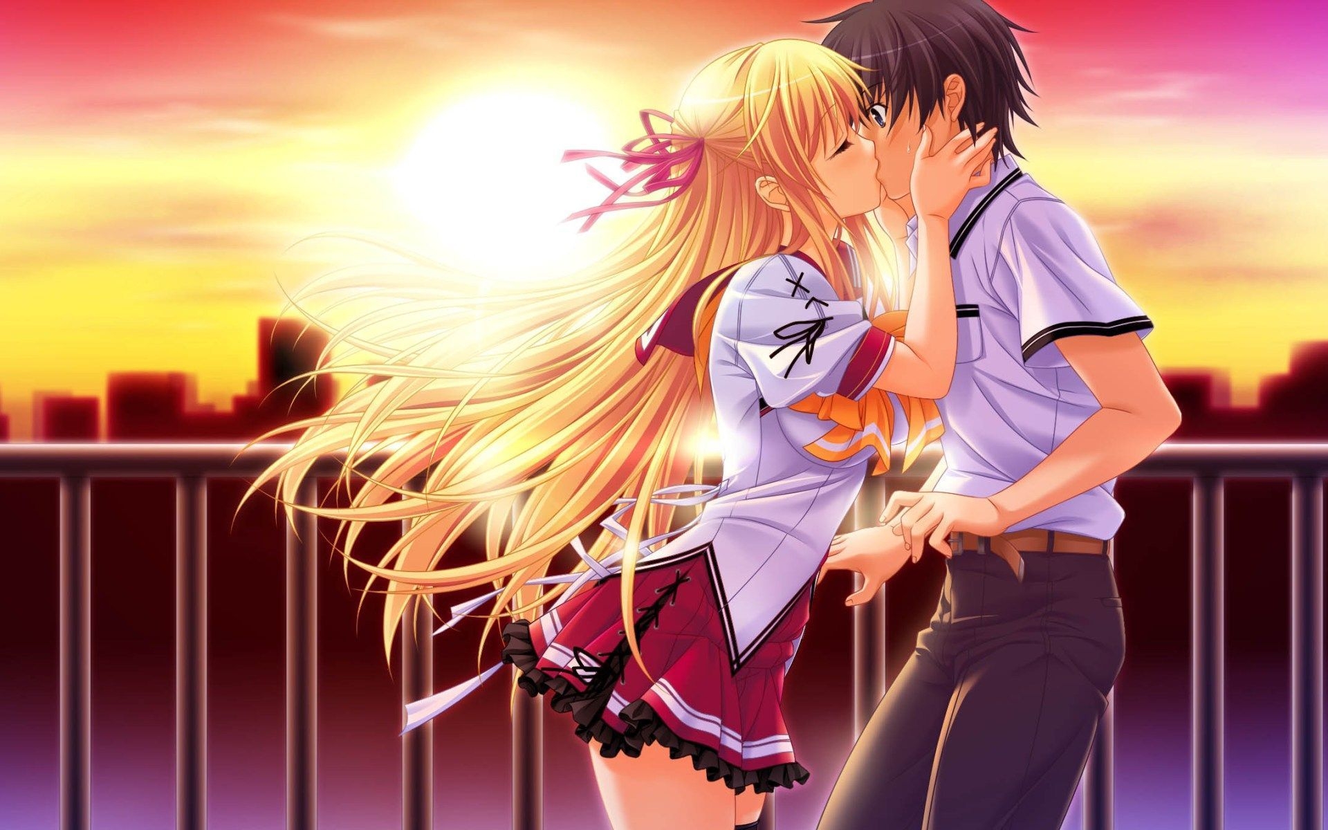 1920x1200 Romantic Anime Boy HD Wallpaper Free Romantic Anime Boy HD, Desktop