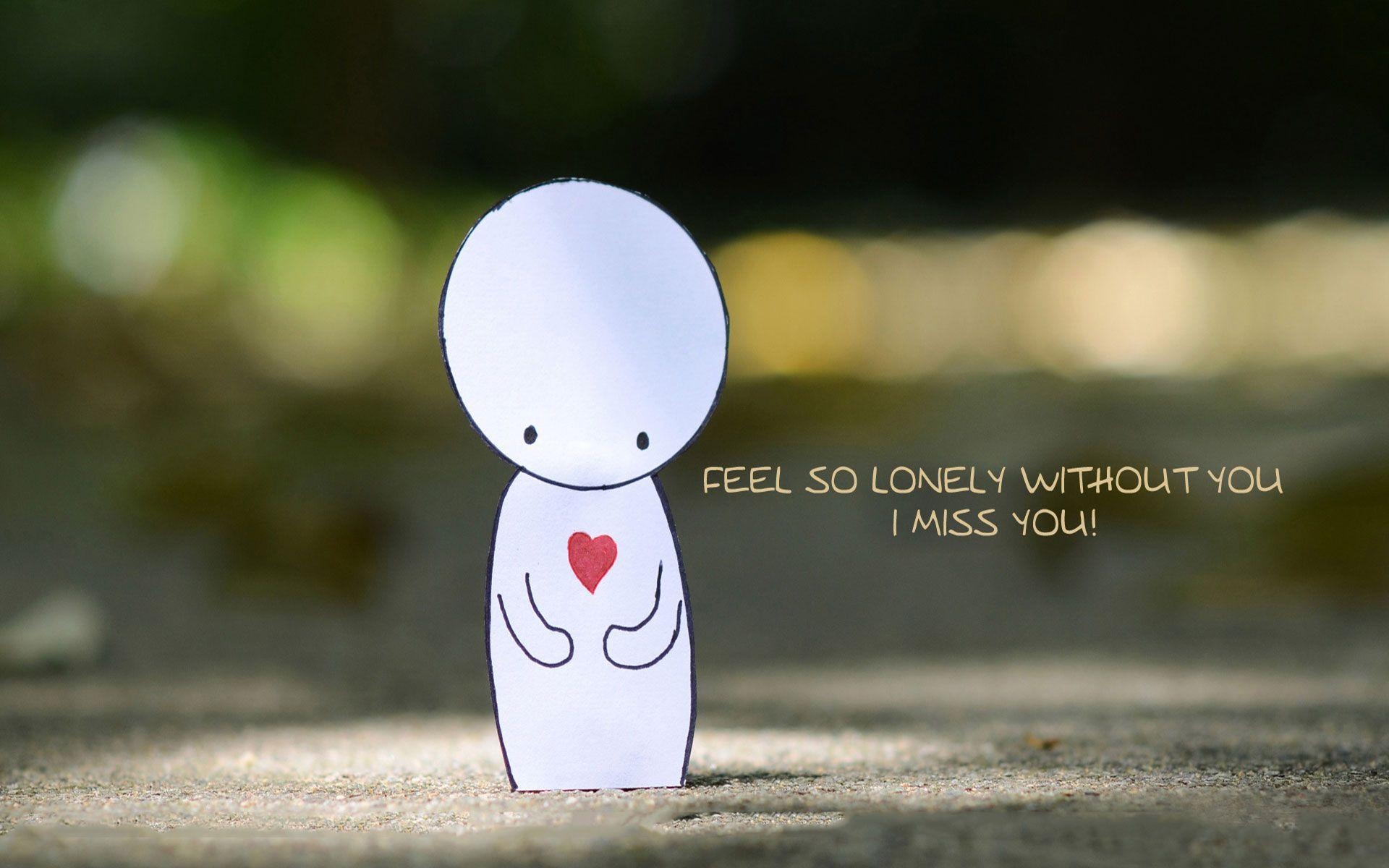 1920x1200 HD I Miss You Wallpaper for him or her. Romantic Wallpaper. Chobirdokan, Desktop