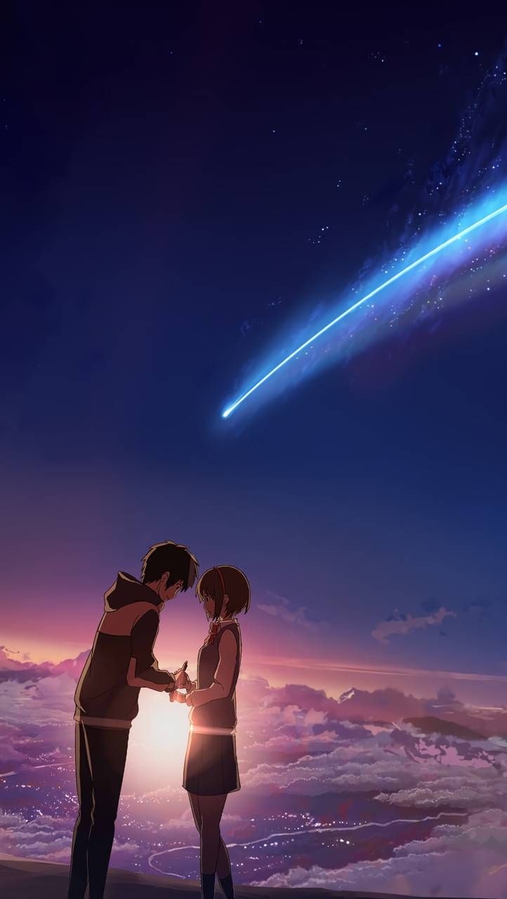 730x1280 Download Your Name Wallpaper by Saberramen now. Browse millions of popular ki. Kimi no na wa wallpaper, Your name wallpaper, Your name anime, Phone