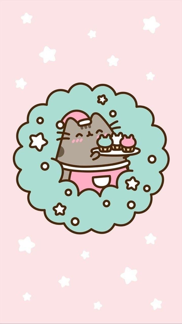 720x1280 Wall paper. Pusheen cute, Phone