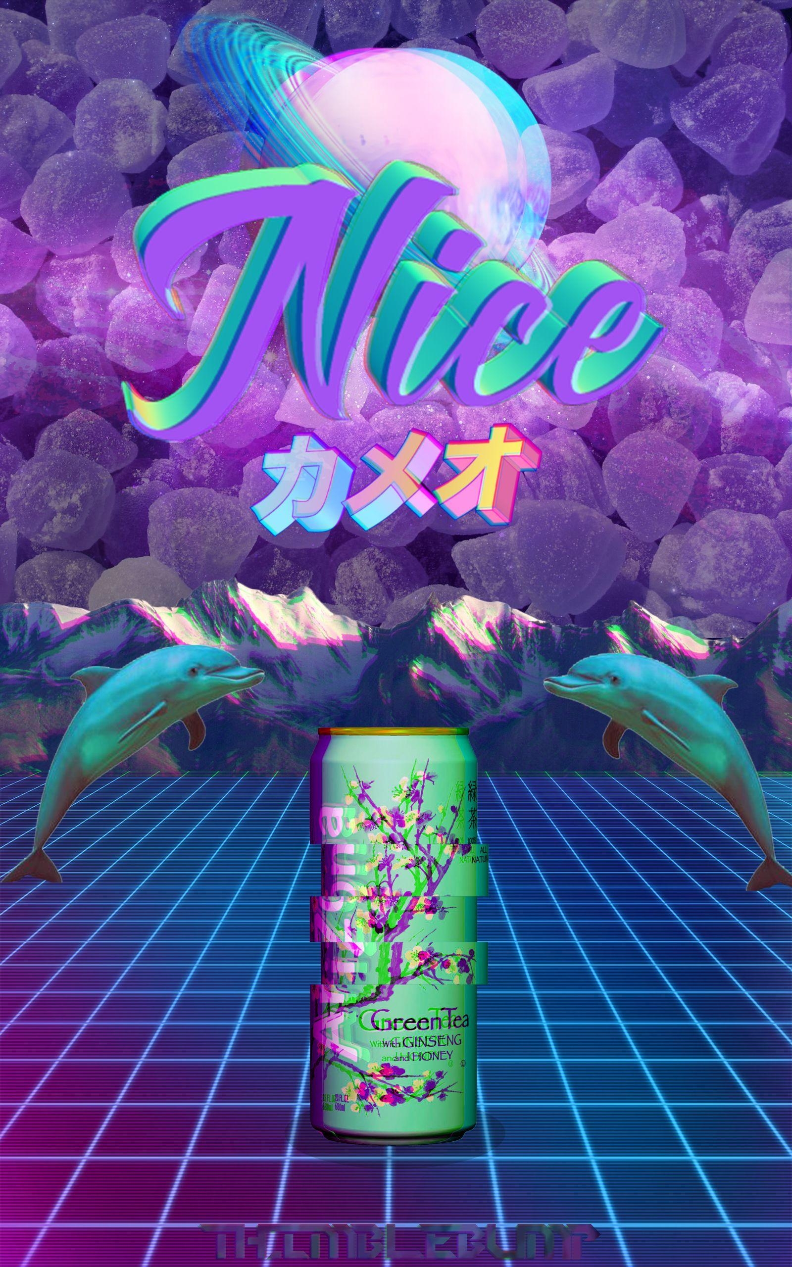 1600x2560 Vaporwave Aesthetic Mobile Background Photohop. V, Phone