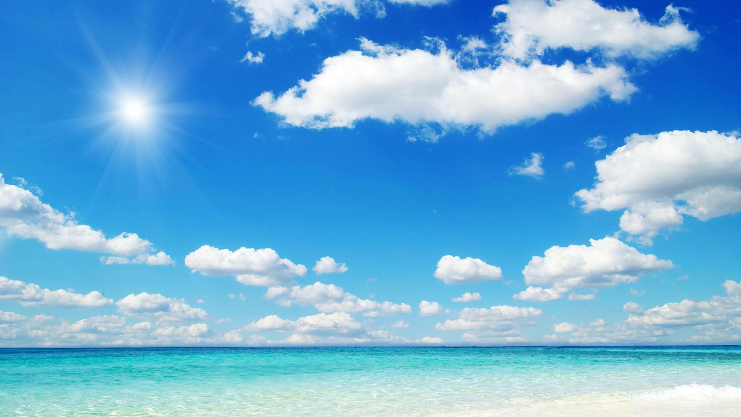 2400x1350 Id: Sunny sky background, picture download to your desktop, Desktop