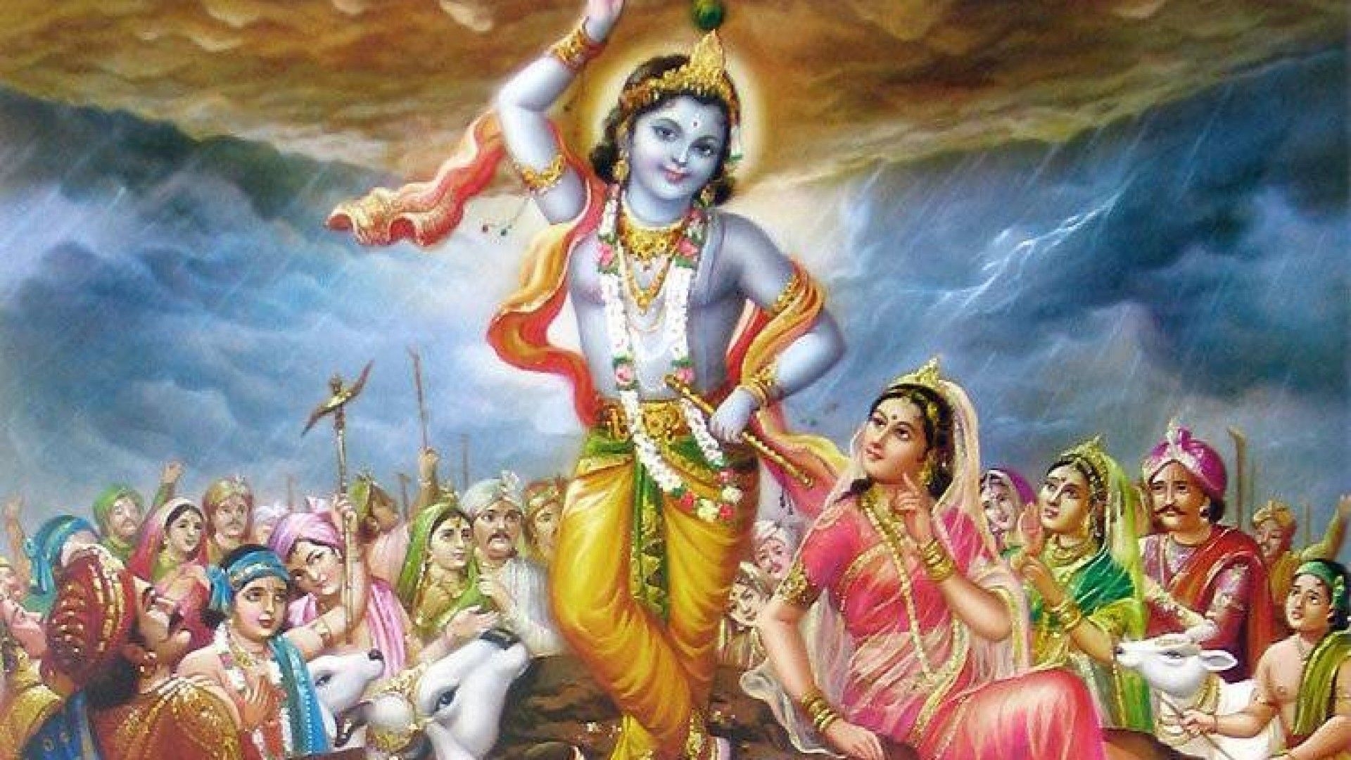 1920x1080 Order Krishna Jayanthi Puja Online. Purchase Gokulashtami Puja. Krishna, Krishna photo, Happy govardhan, Desktop