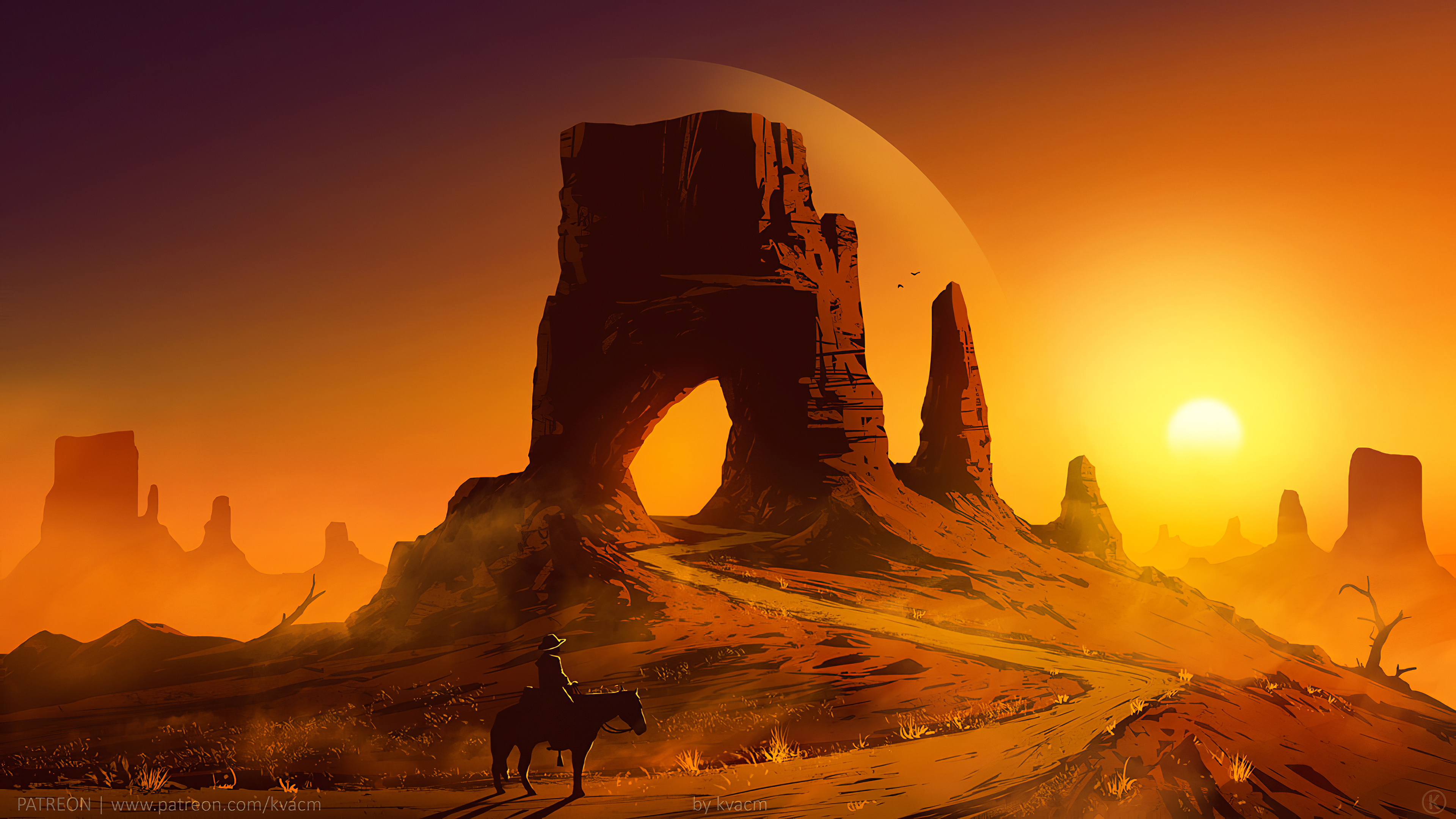 3840x2160 Desert Wallpaper, Desktop