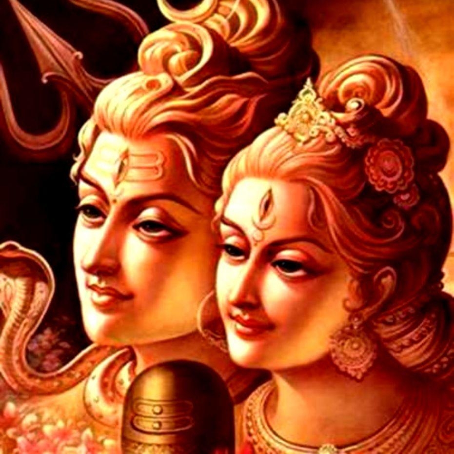 940x940 Lord Shiva And Parvati Wallpaper HD, Phone