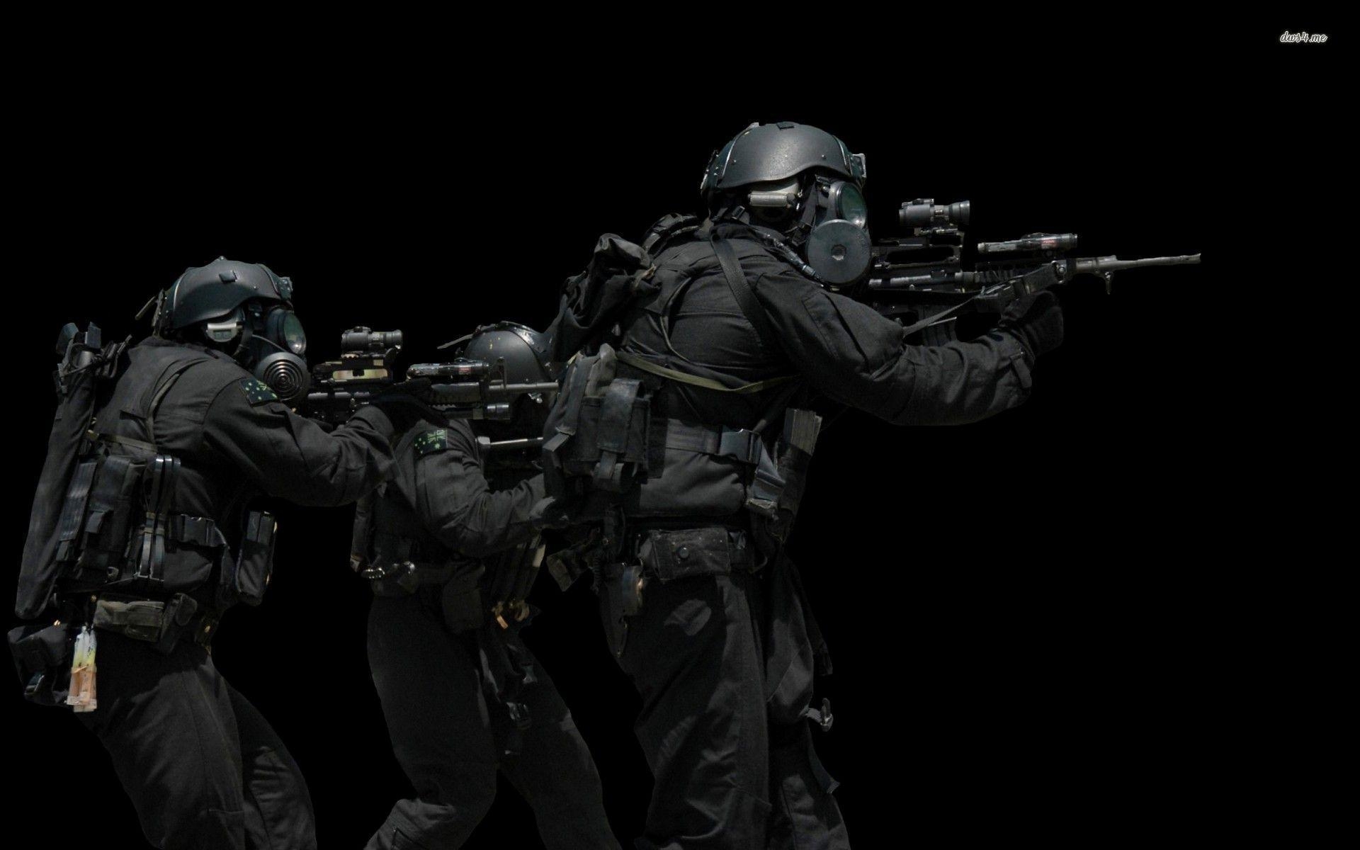 1920x1200 SWAT team wallpaper, Desktop