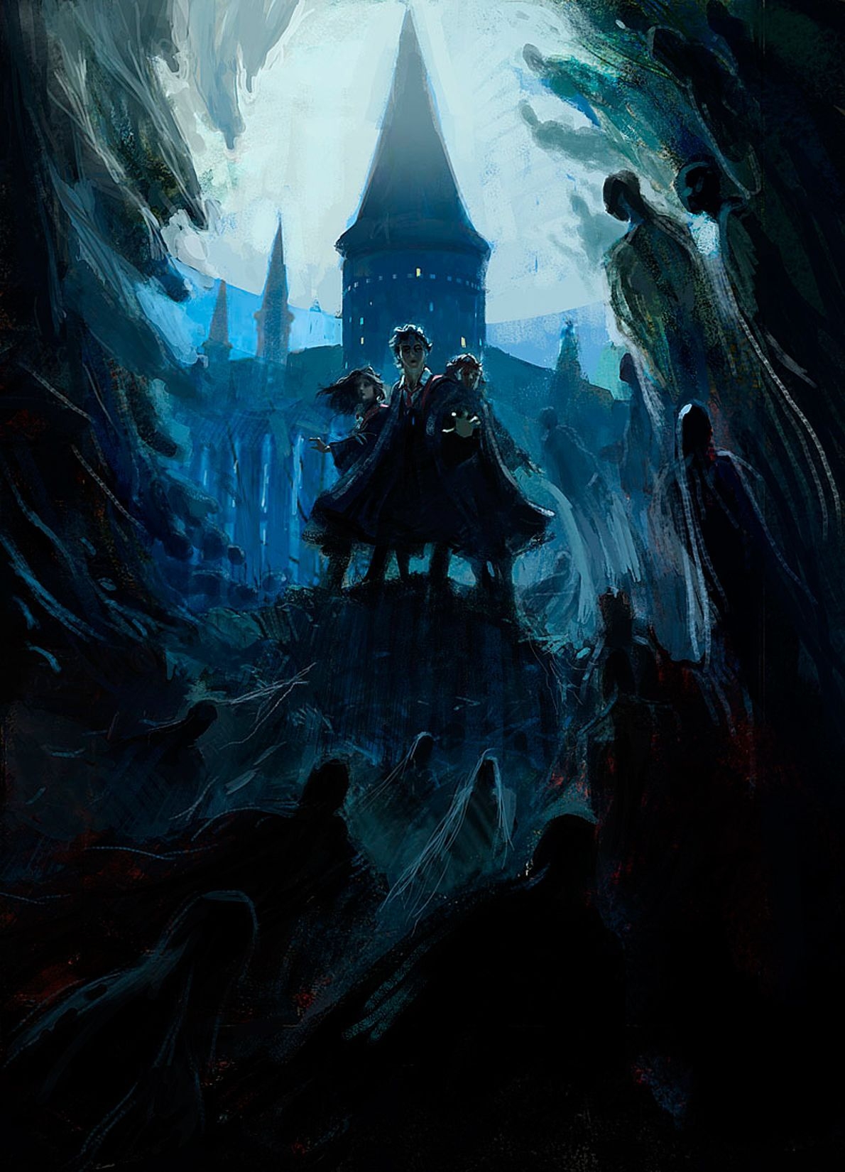 1190x1650 Harry Potter World Fan Art HD Wallpaper, Phone