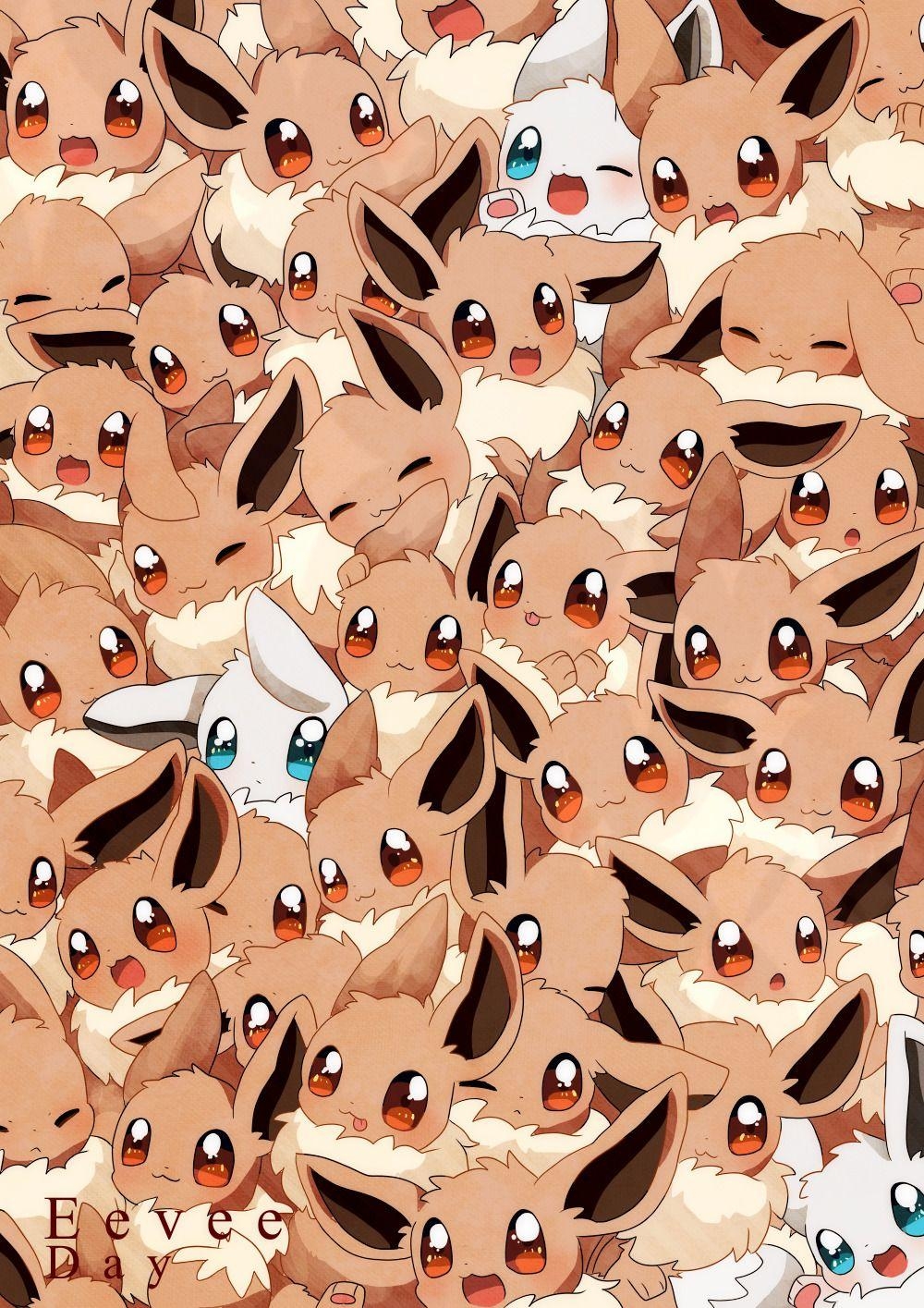 1000x1420 Eevee Day. Let's see. theres some #ShinyEevee and some, Phone