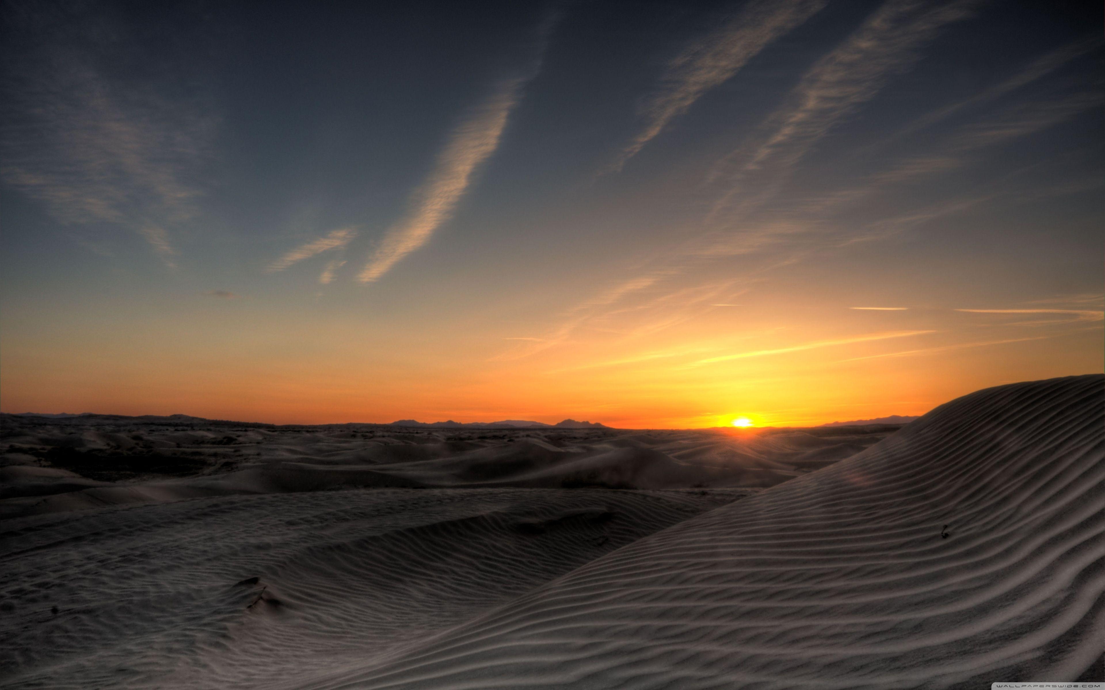 3840x2400 Little Sahara Sunset HD desktop wallpaper, High Definition, Desktop