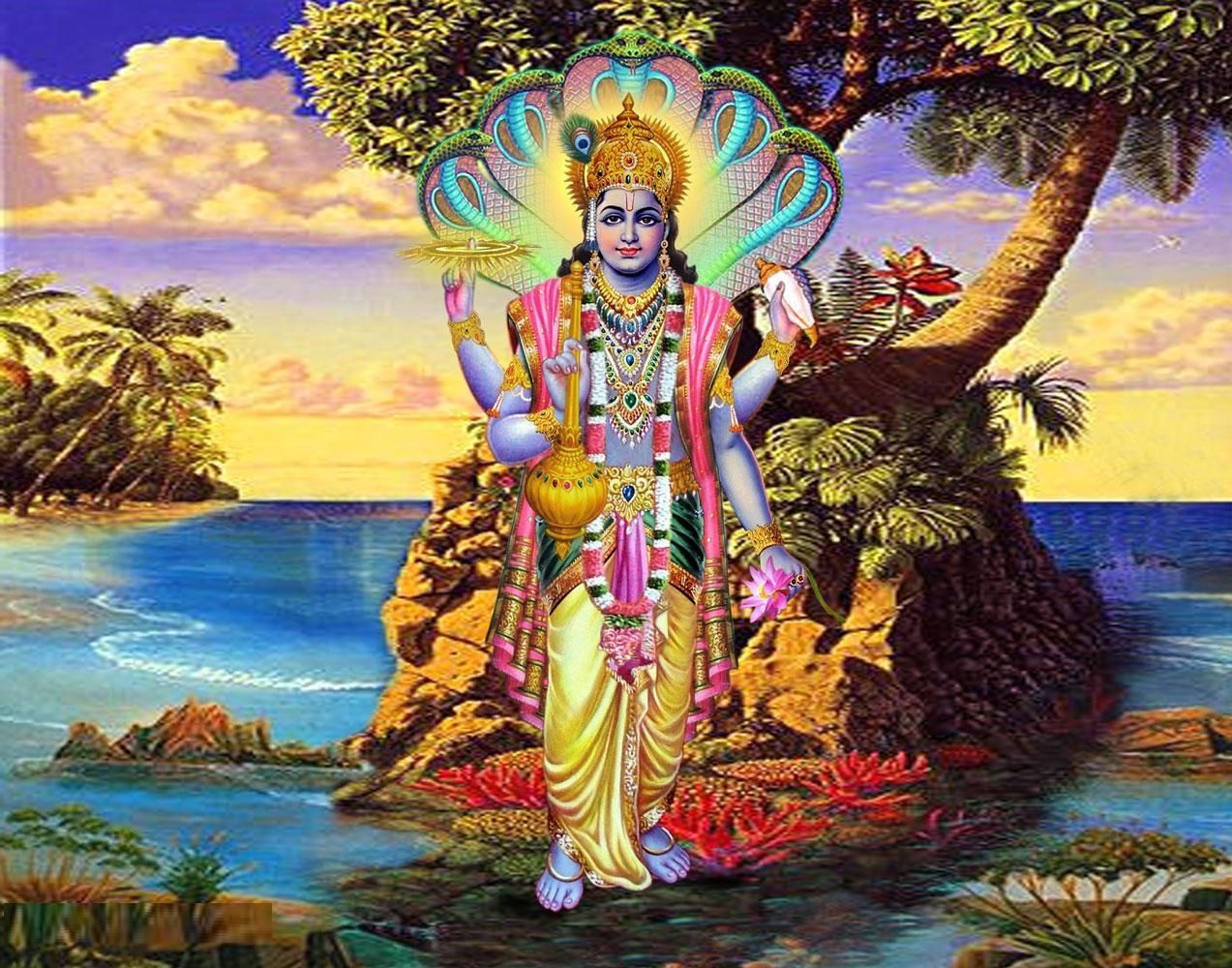 1280x1000 Lord Vishnu HD Wallpaper For Laptop - Wallpaper Collections, Desktop