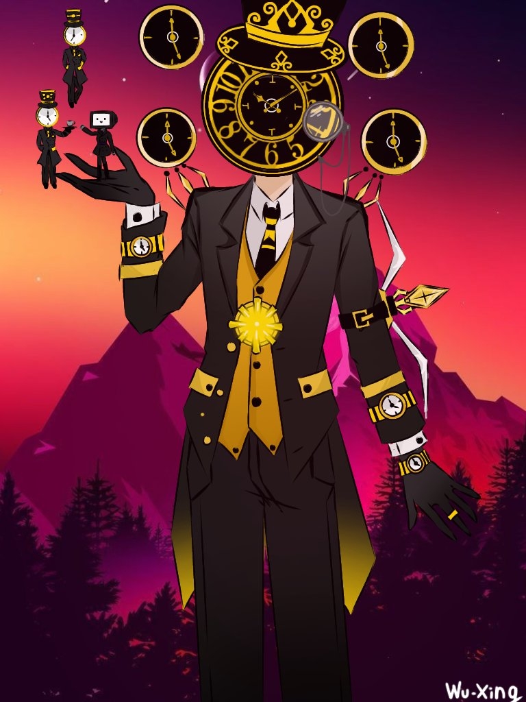 770x1030 Wu_xing على X: Titan clock man :3 #skibiditoilet #clockman #oc, Phone