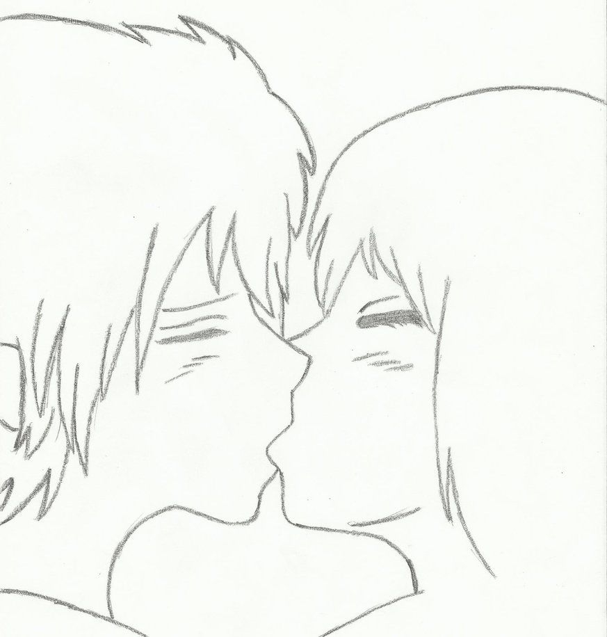 880x920 Anime Kissing Drawing. Explore collection, Phone