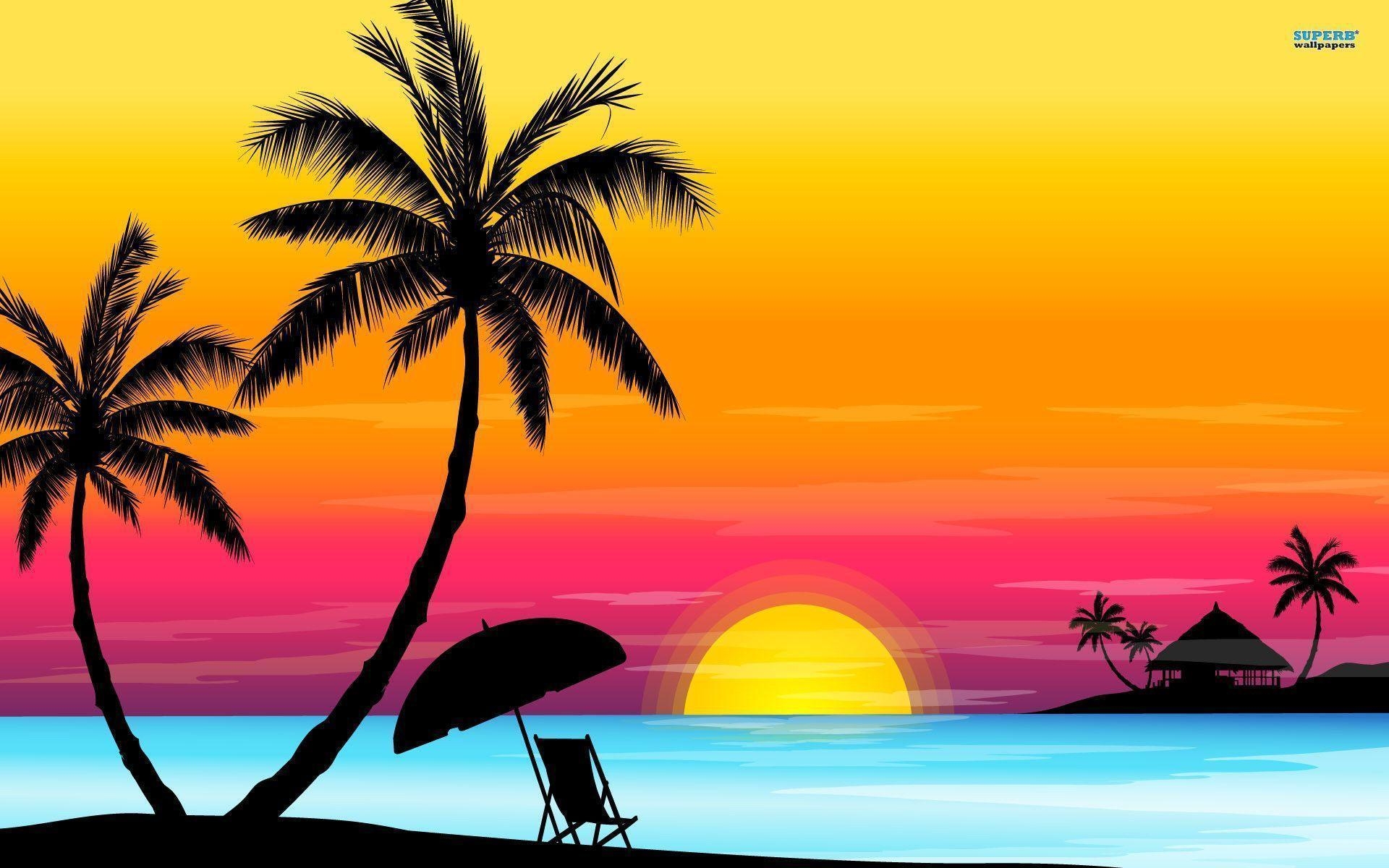 1920x1200 Beach sunset wallpaper wallpaper - #, Desktop