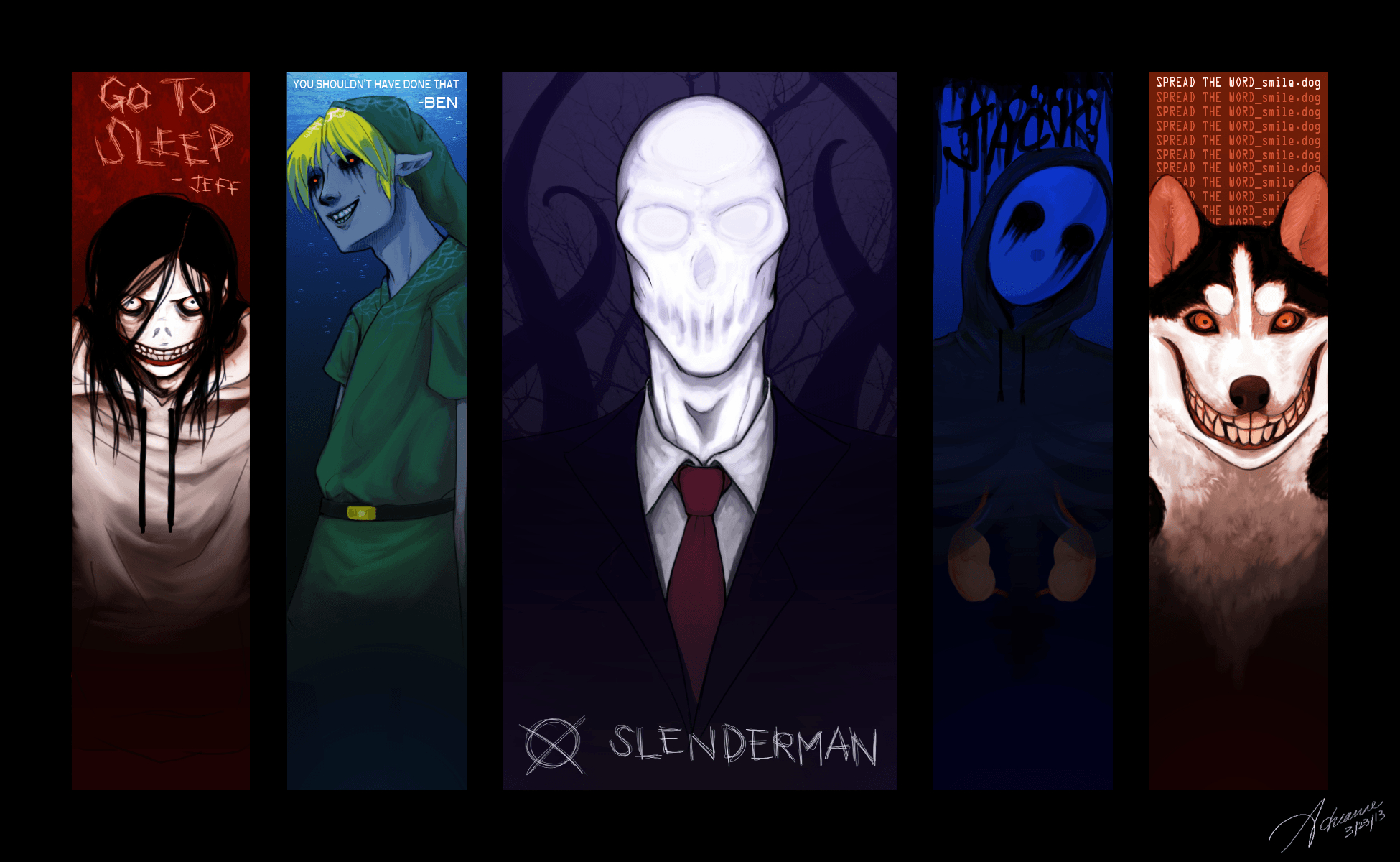 1950x1200 Creepypasta HD Wallpaper, Desktop