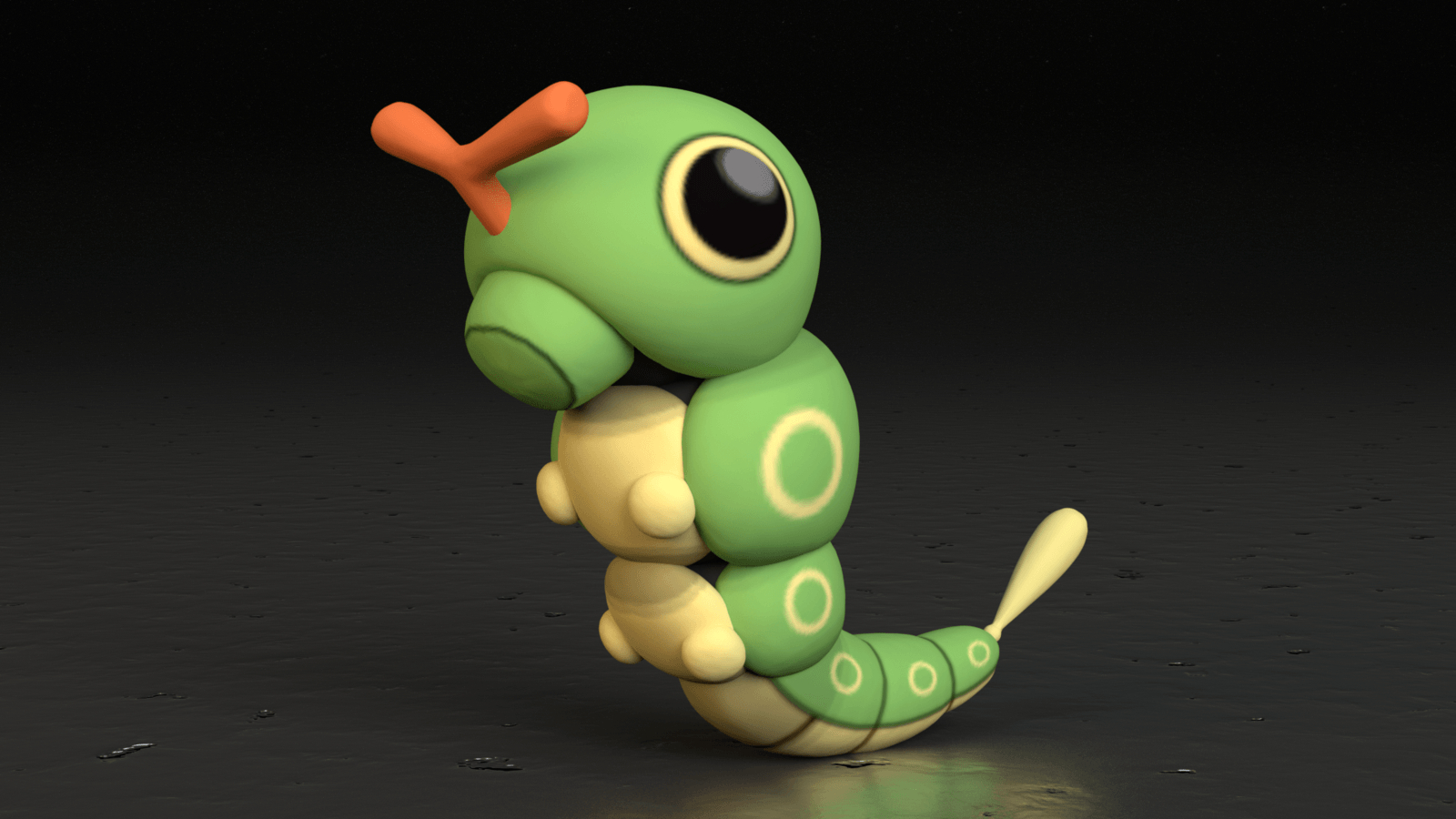 1600x900 010. Caterpie, Desktop