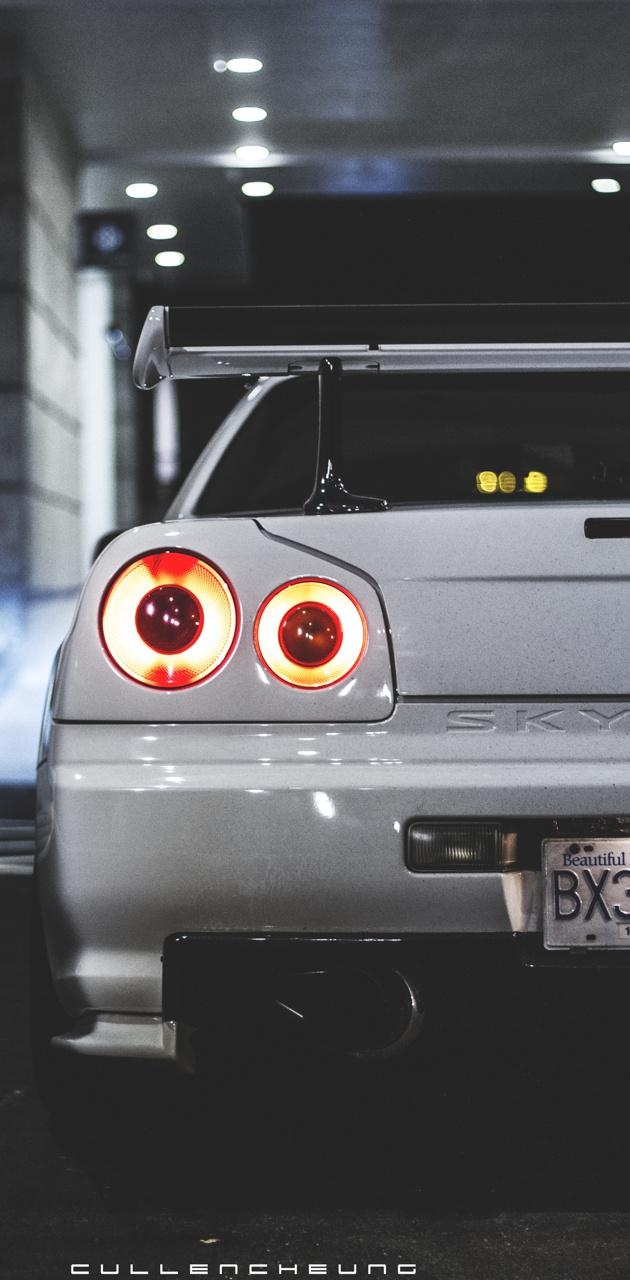 630x1280 Nissan Skyline R34 wallpaper, Phone