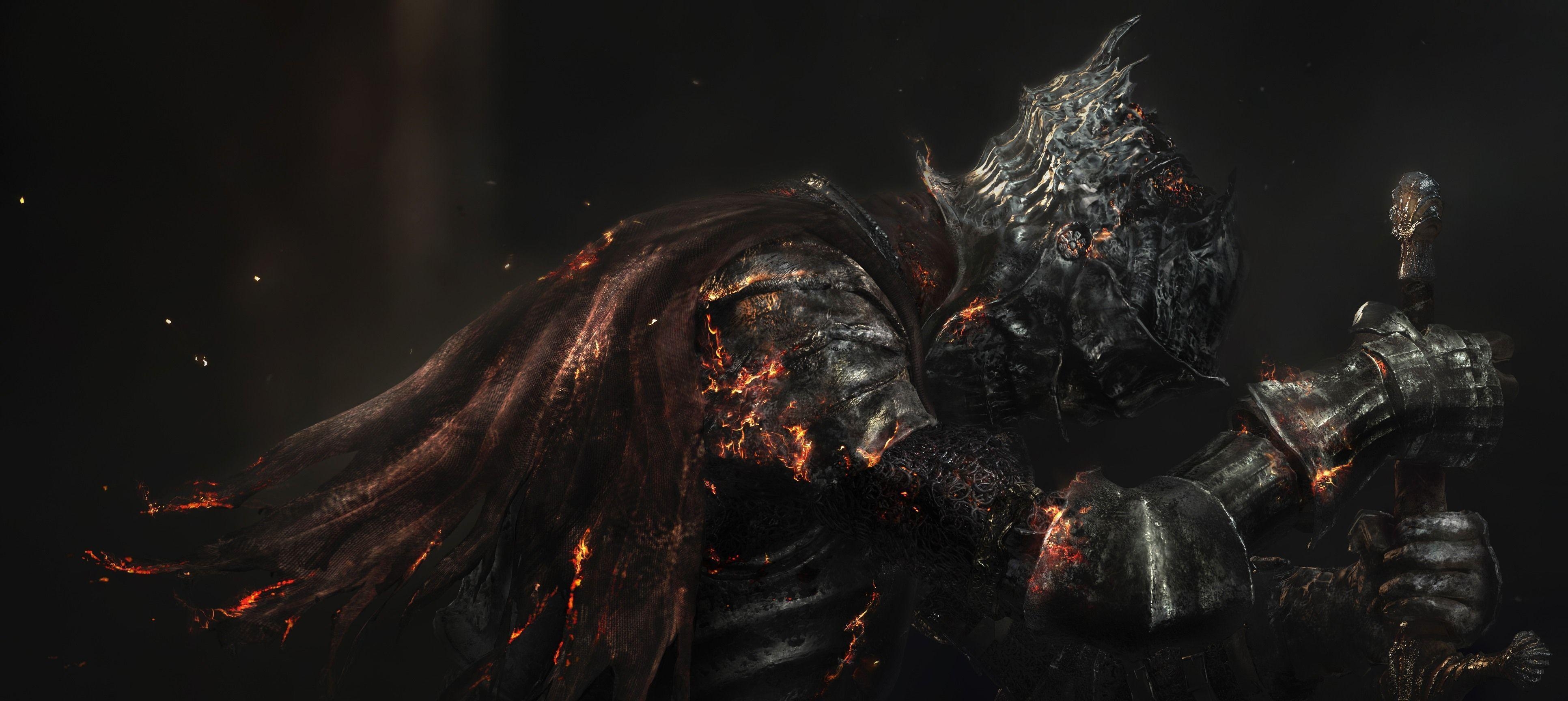 3870x1730 Dark Souls III HD Wallpaper, Dual Screen