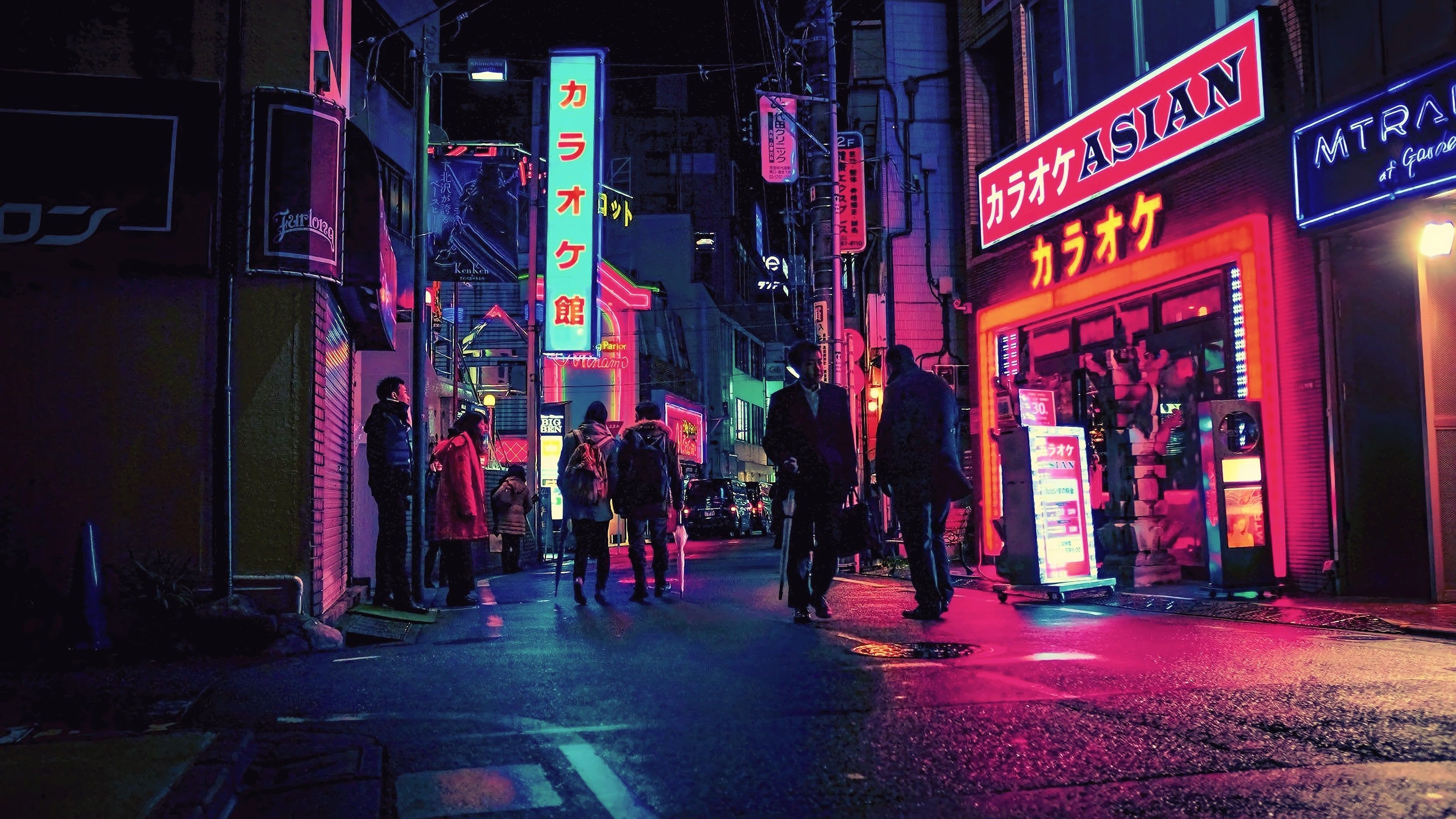 3840x2160 Japan Neon Wallpaper Free Japan Neon Background, Desktop