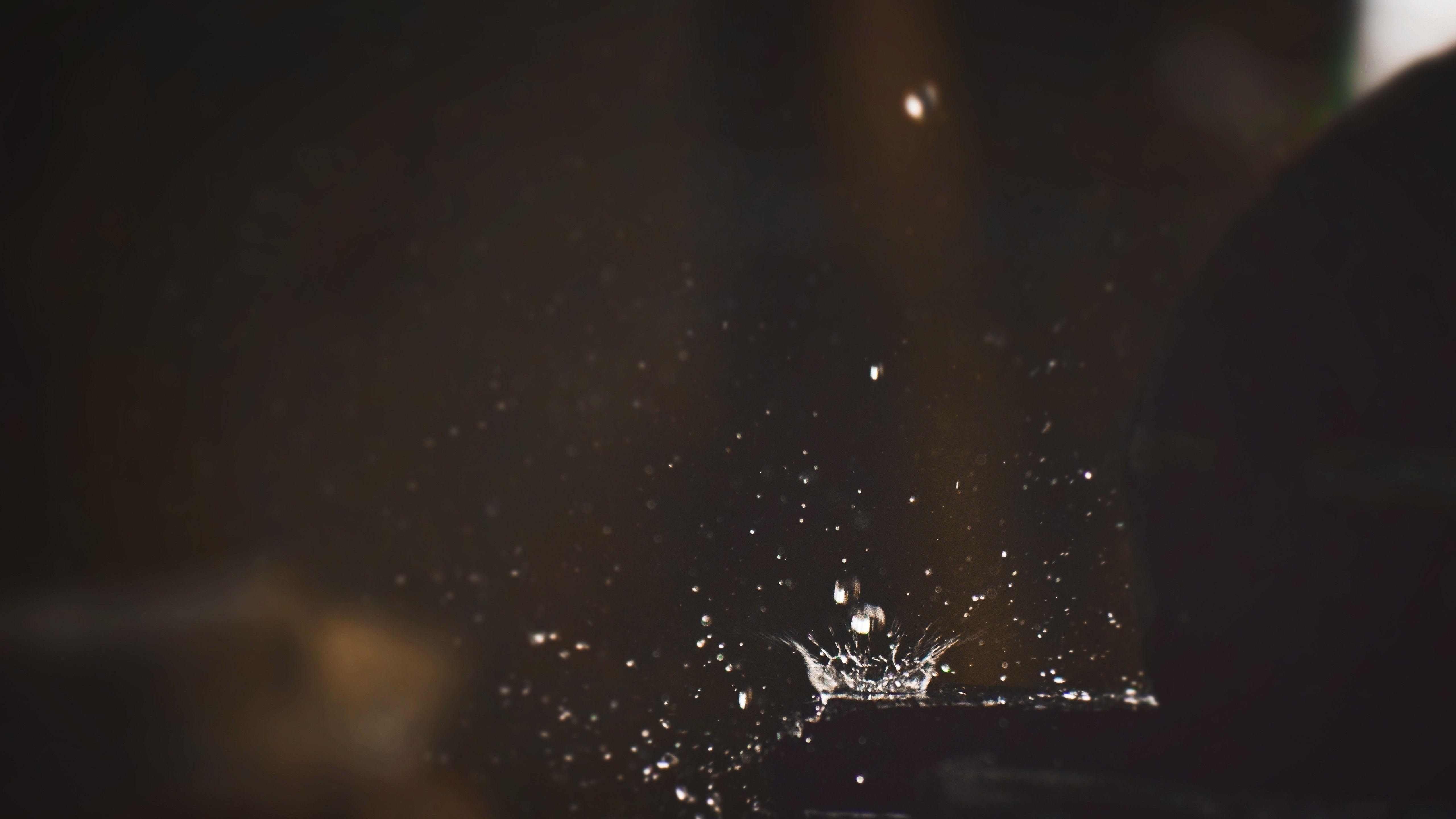 5120x2880 Rain Drop 5K Wallpaper Background, Desktop