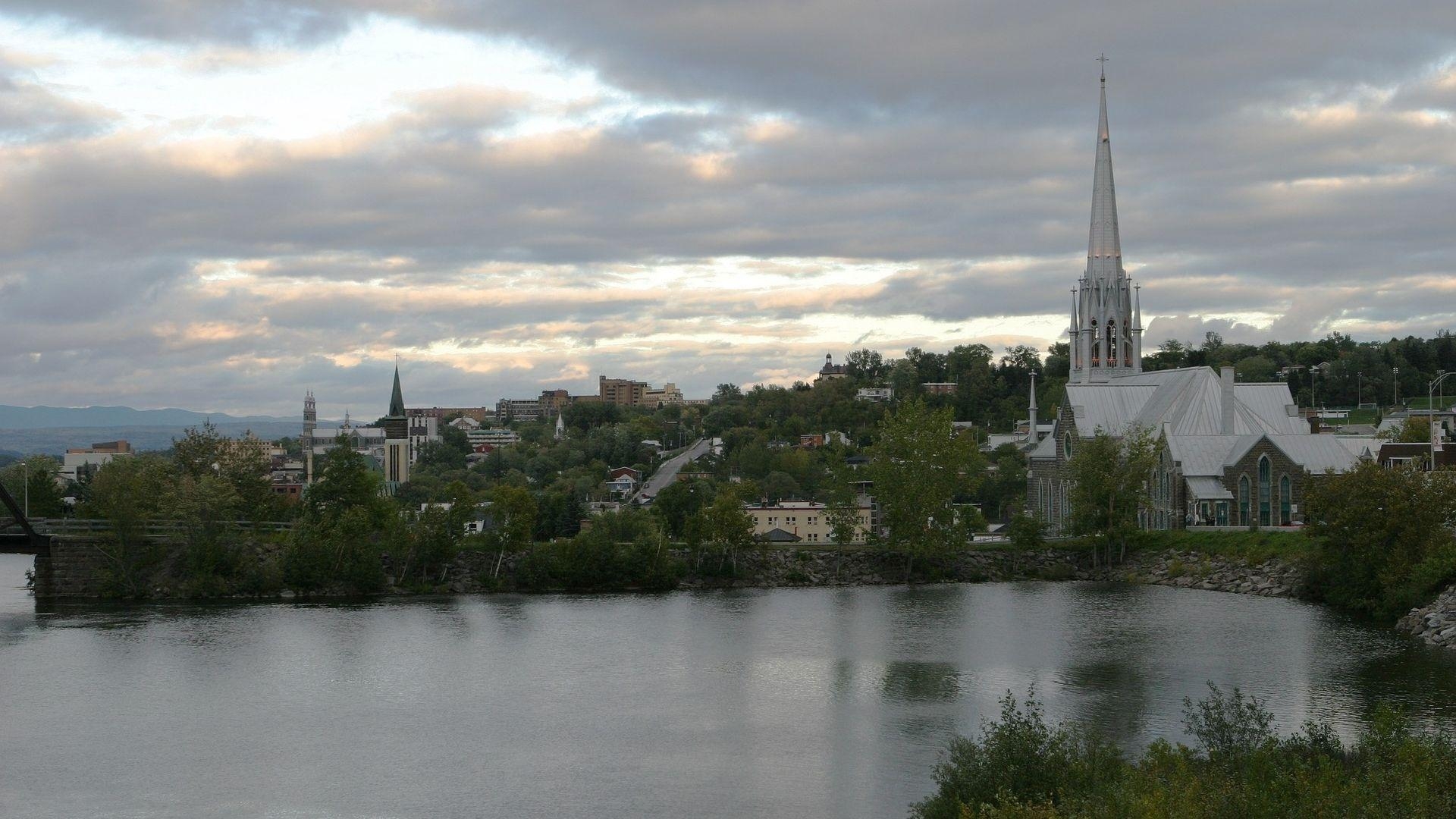 1920x1080 Download Wallpaper  Old church of gertrude, Riga, Latvia, Desktop