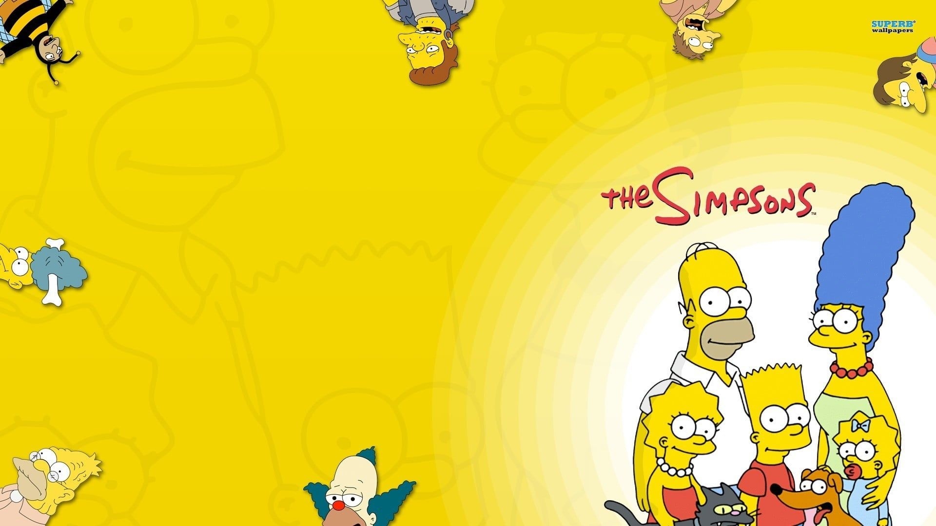 1920x1080 The Simpsons wallpaper, The Simpsons, Homer Simpson, Marge Simpson, Desktop