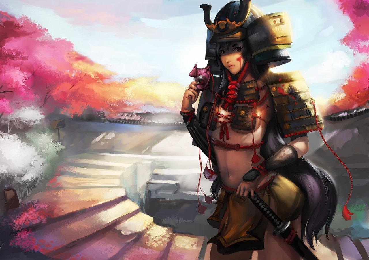 1280x910 Samurai Girl Live Wallpaper for Android, Desktop