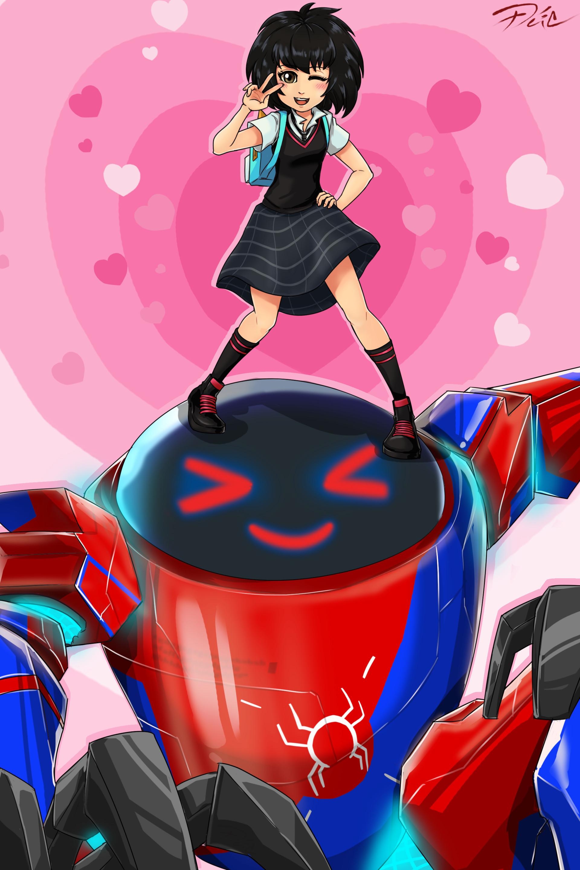 1920x2880 Fanart Character From Movie: SPIDER MAN, INTO THE, Phone