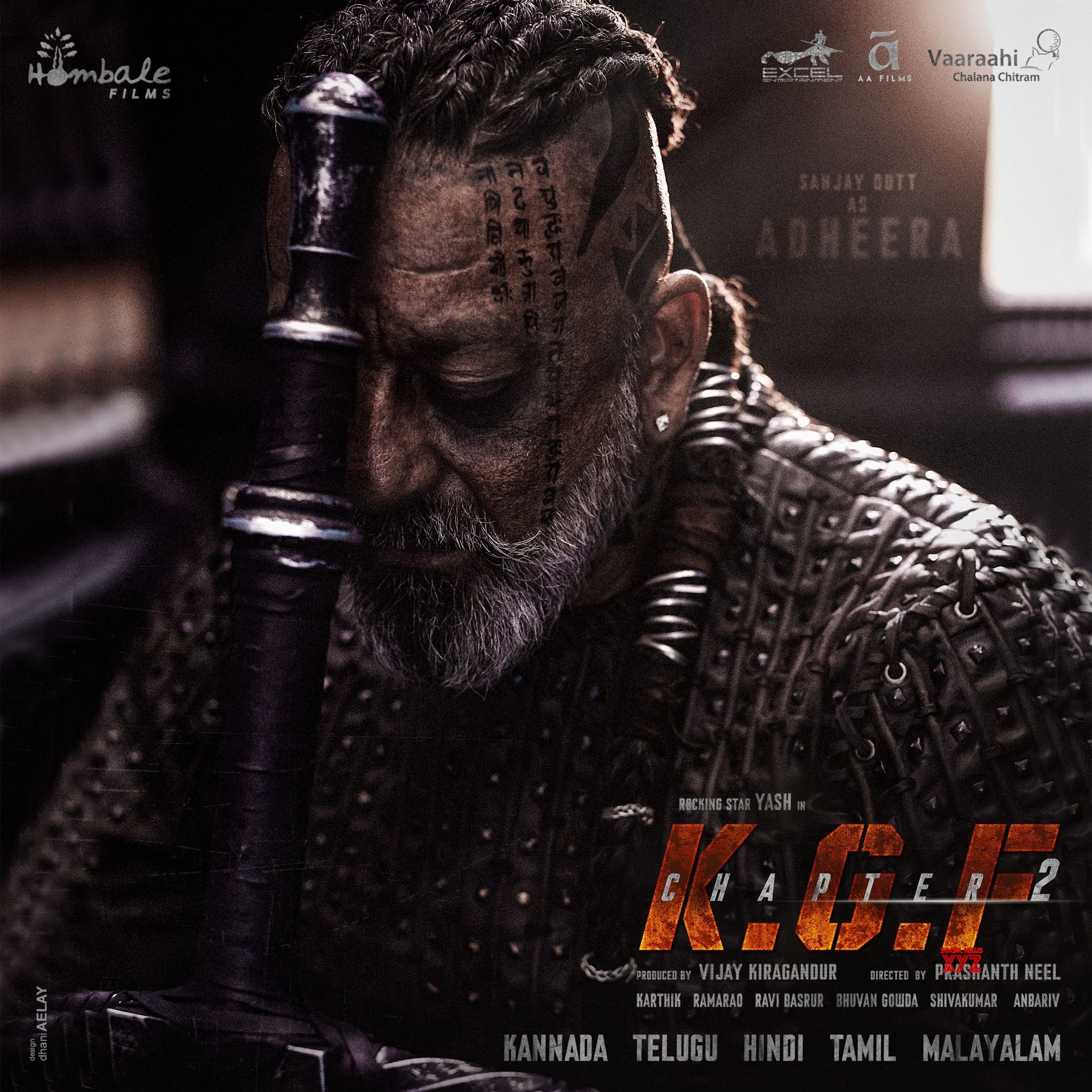 2560x2560 Sanjay Dutt First Look HD Posters As Adheera From KGF Chapter 2 Released News XYZ movie, Movie releases, Upcoming films, Phone